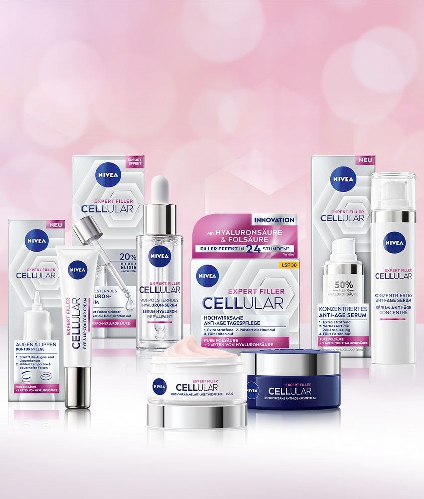 Nivea Gesichtsserum »CELLULAR Expert Filler Hyaluron Replumping Serum«