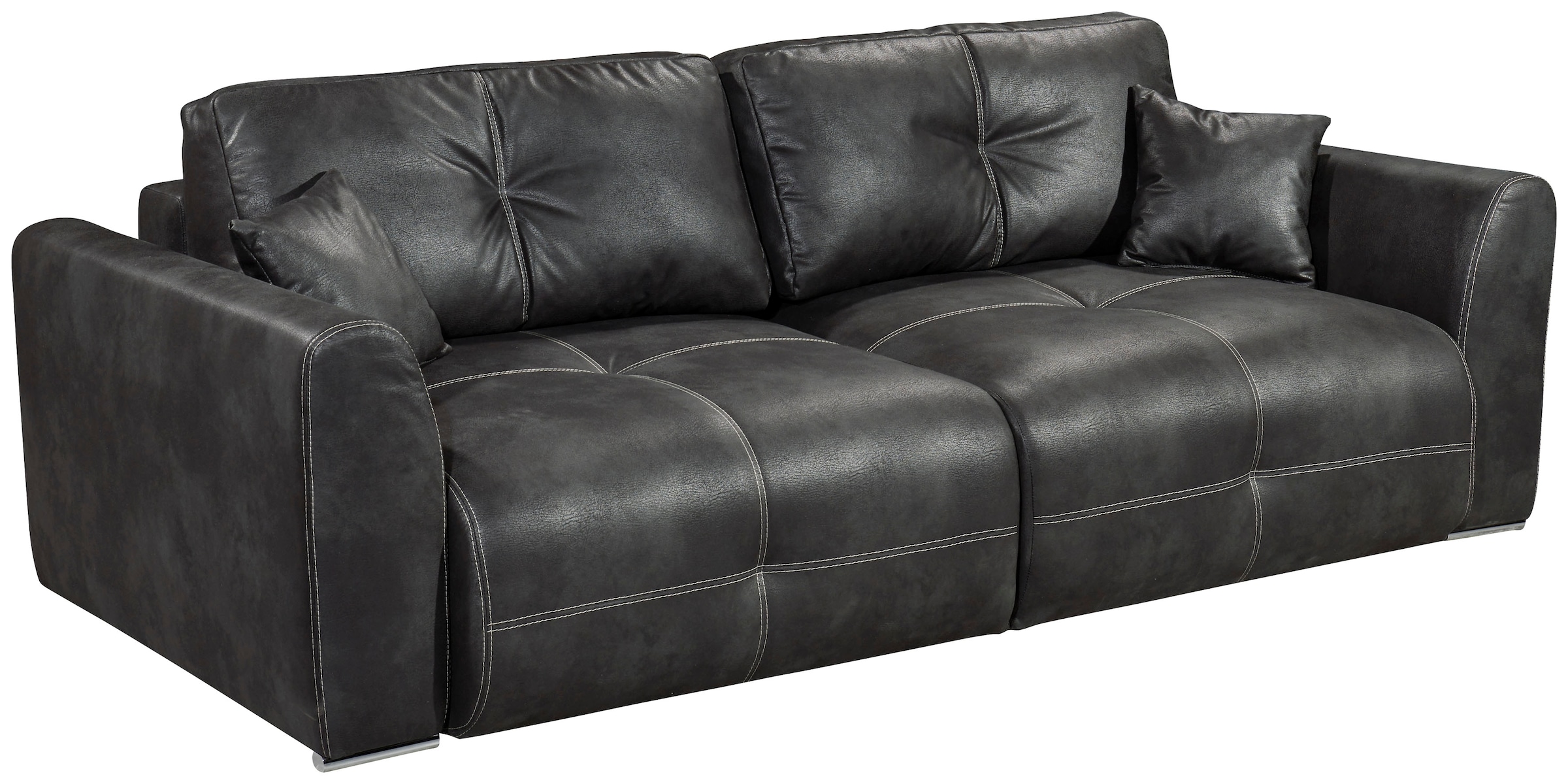 ED EXCITING DESIGN Schlafsofa »Dolan«, mit Bettkasten & 2 Zierkissen