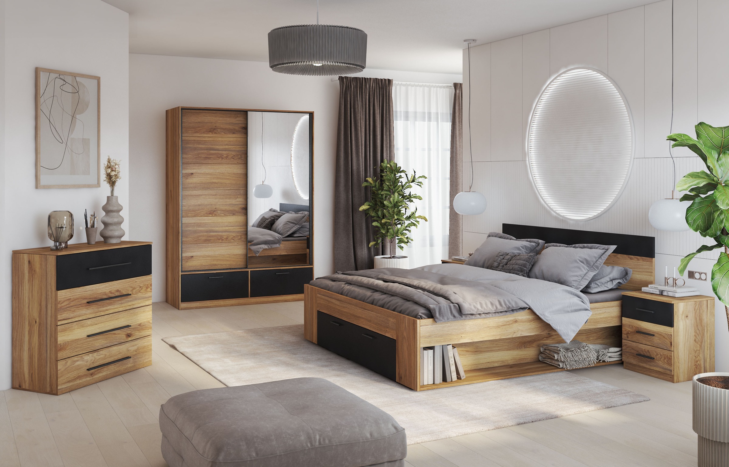 INOSIGN Kommode »Faweza,Breite 91 cm, Schubladenkommode, Sideboard mit Schublden«, Mehrzweckschrank viel Stauraum