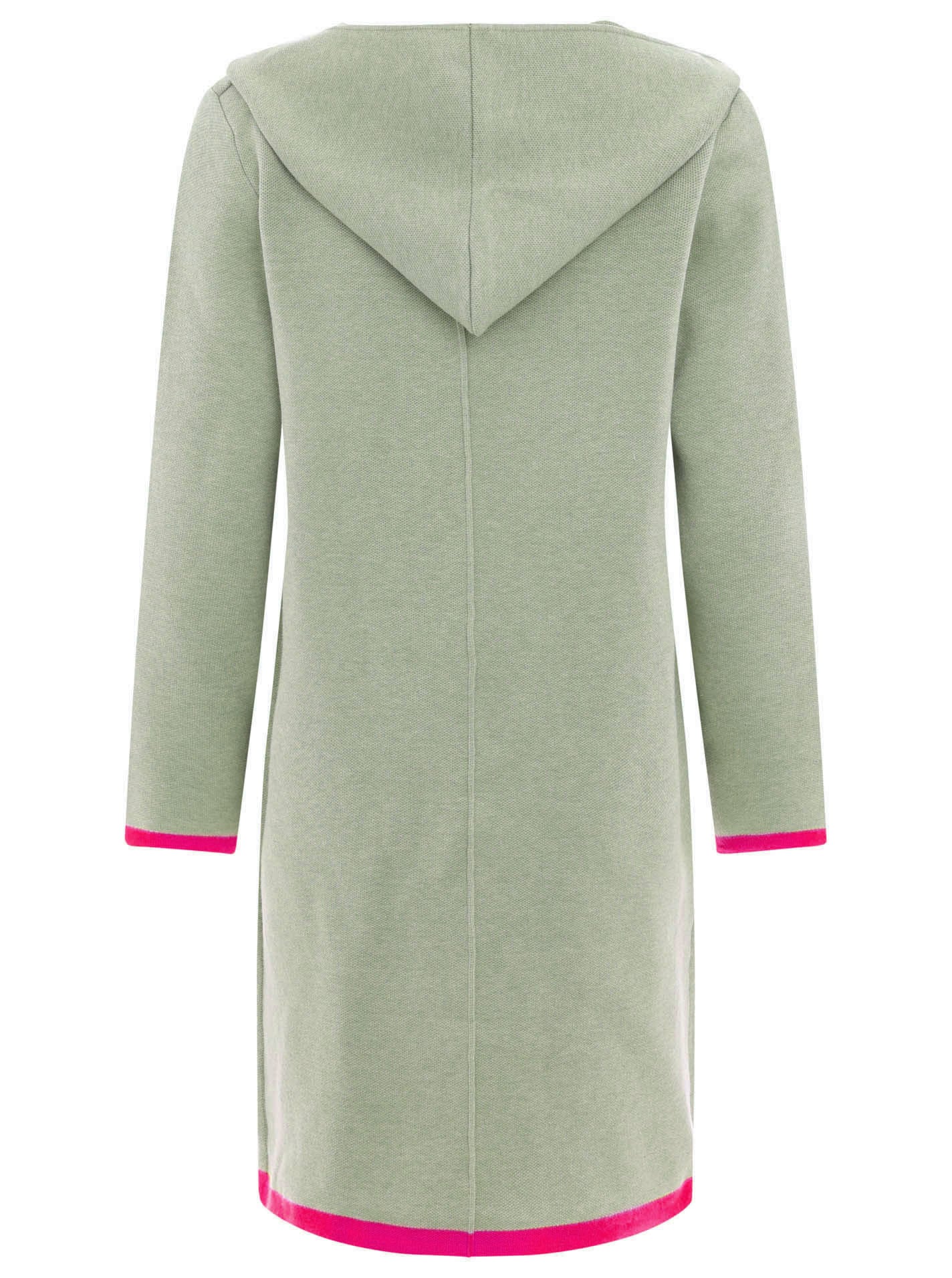 Zwillingsherz Strickjacke »"Mona"«, mit kontrastfarbenem Hingucker-Besatz