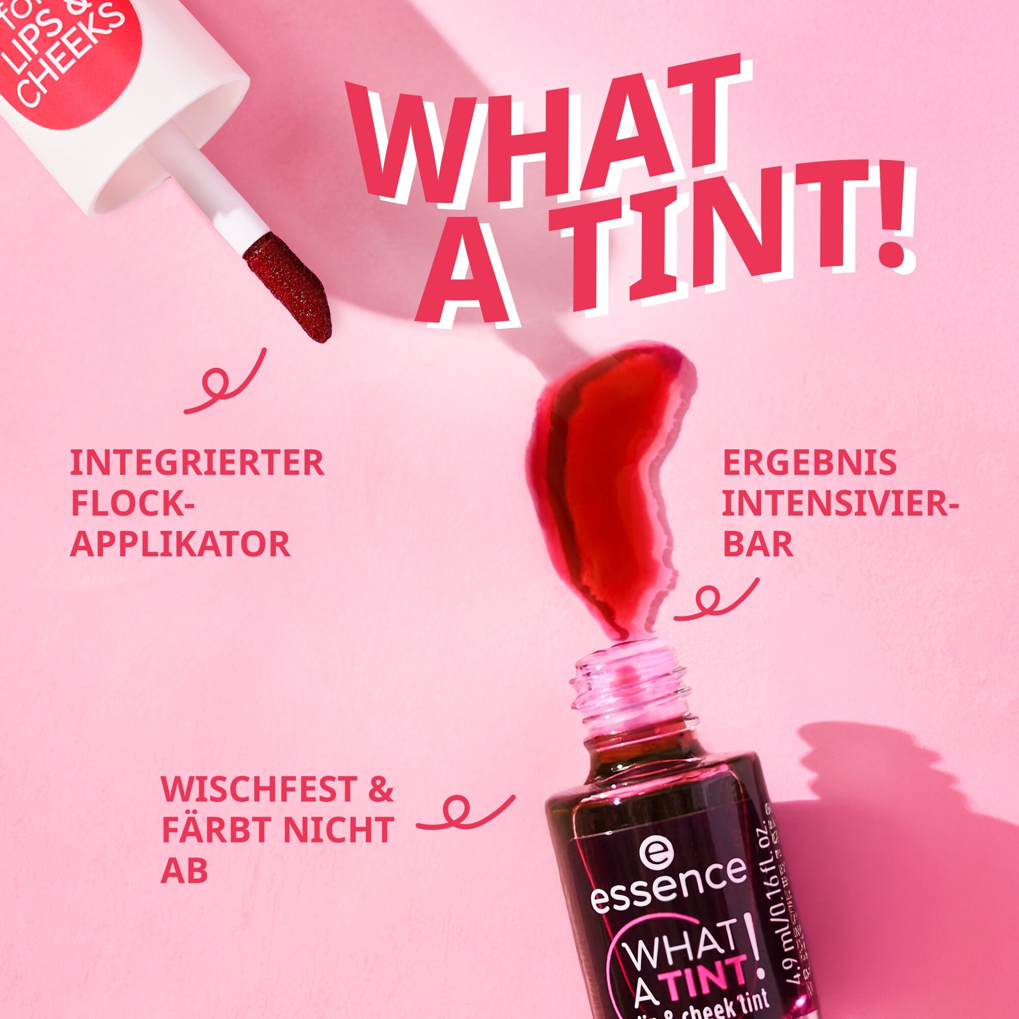 Essence Rouge »WHAT A TINT! lip & cheek tint«