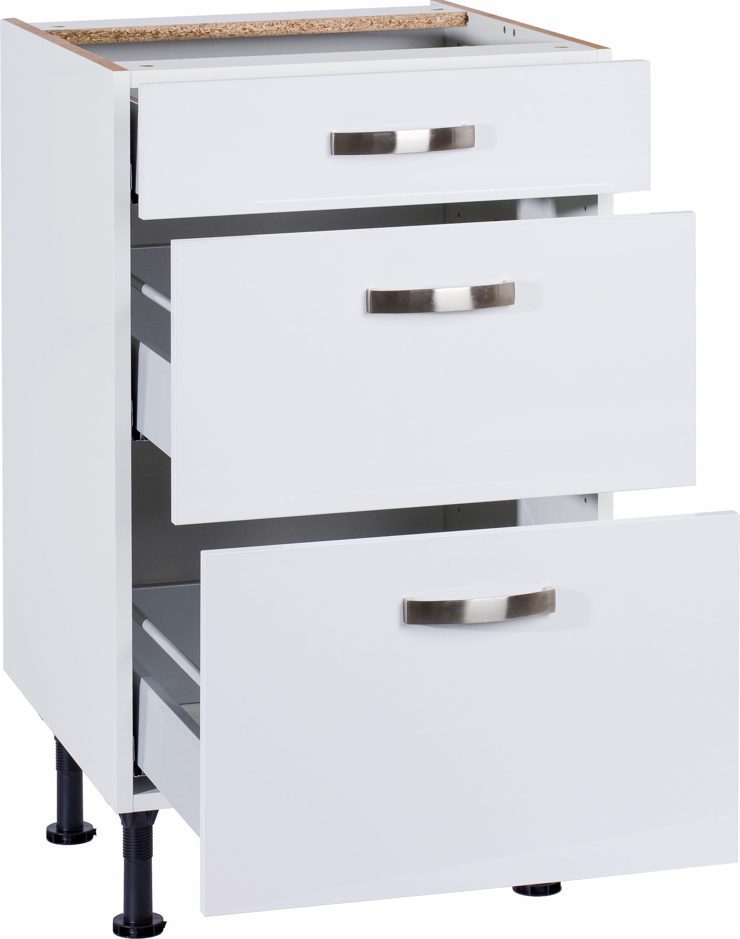KOCHSTATION Unterschrank »KS-Cara« Breite 50 cm, mit Vollauszügen und Soft-Close-Funktion