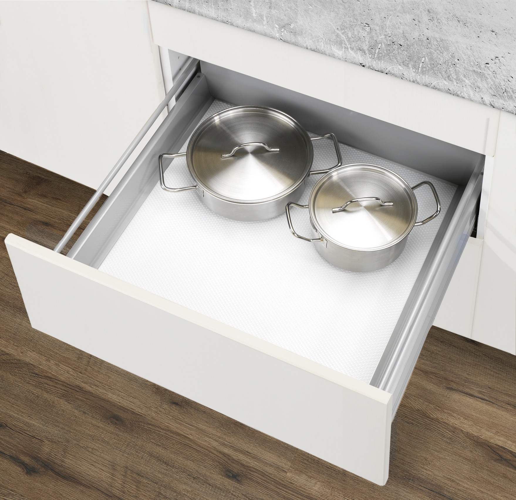 WENKO Schubladenmatte »Modell weiß« Set, 3 Stk. tlg.