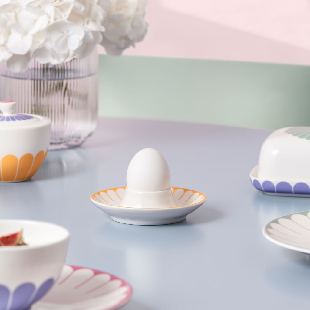 Villeroy & Boch Eierbecher »Eierbecher Fleur Couleur ø 11,6 cm 4er Set bunt« Spülmaschinenfest, Mikrowellensicher