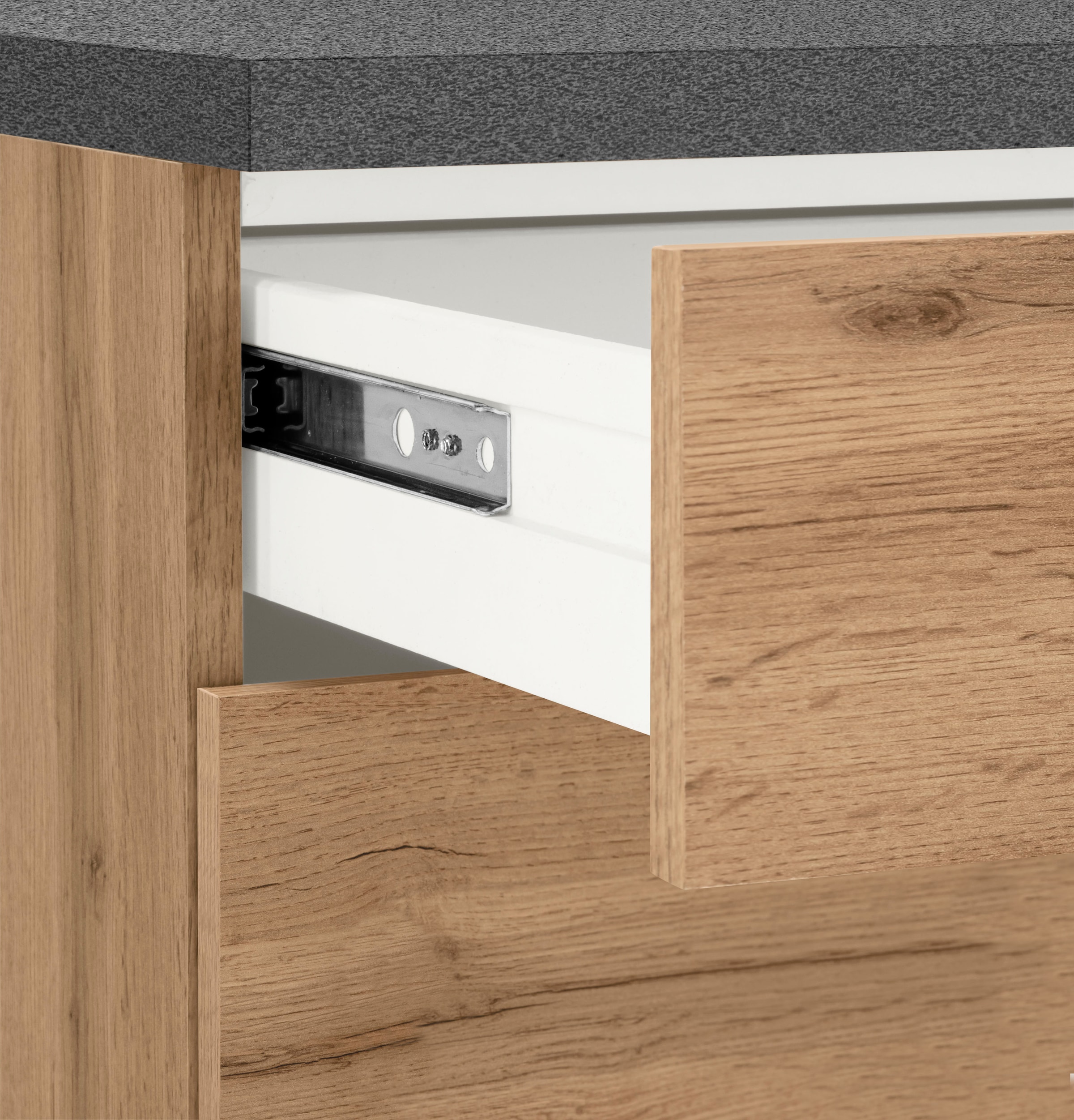 KOCHSTATION Winkelküche »KS-Colmar« ohne E-Geräte, Stellbreite 210/270 cm