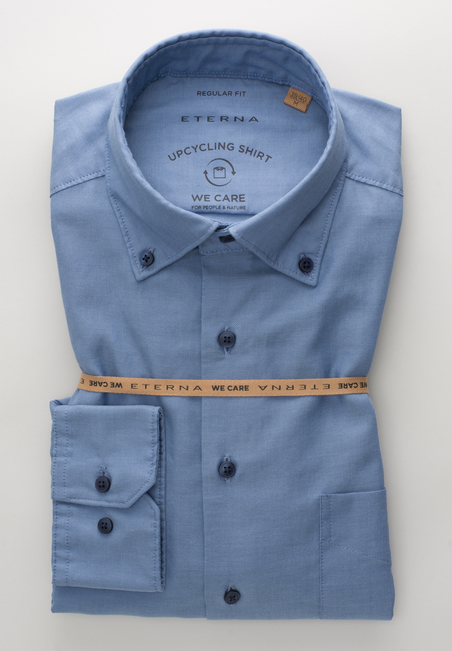 Eterna Langarmhemd »REGULAR FIT« EASY IRON (bügelleicht)