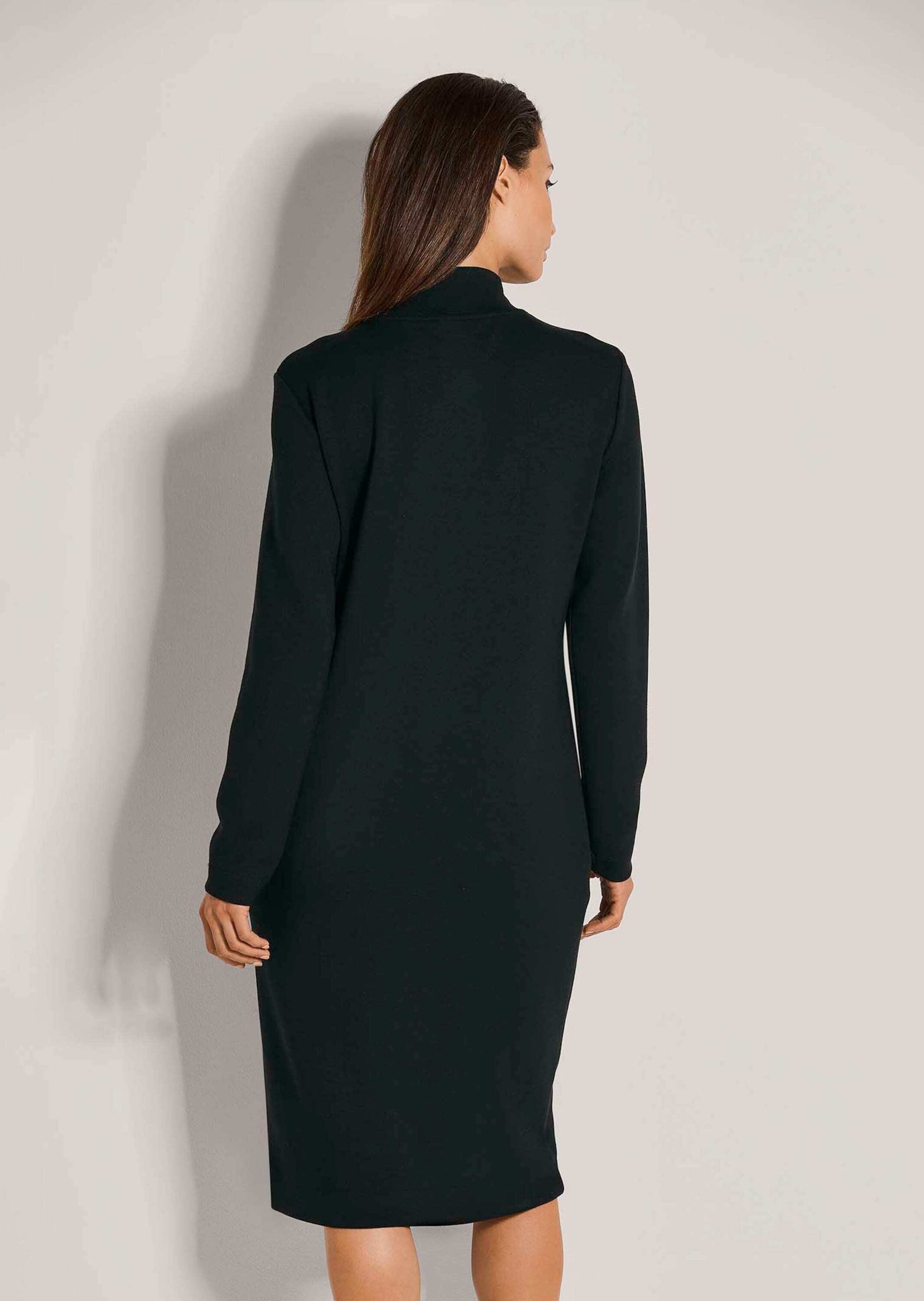 MADELEINE Sommerkleid »Jerseykleid Jersey-Kleid mit Stehkragen, Midilänge«