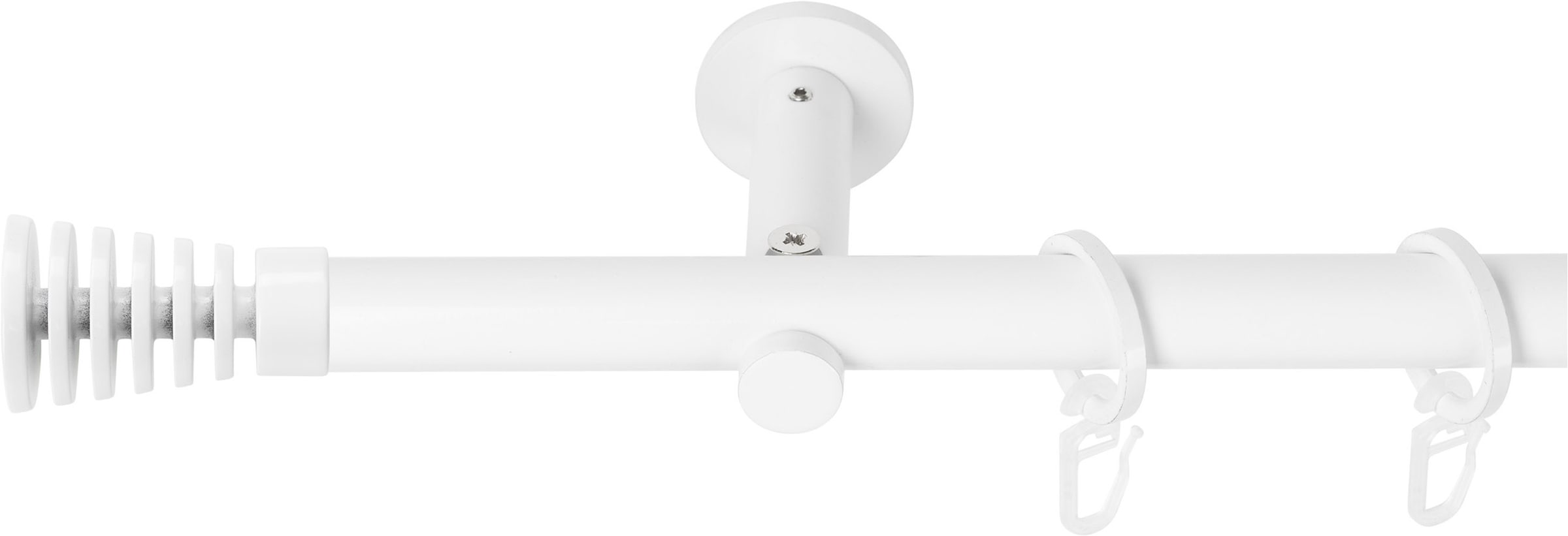 SN DECO GROUP Gardinenstange Ø 19 mm 1 läufig-läufig Fixmaß;kürzbar