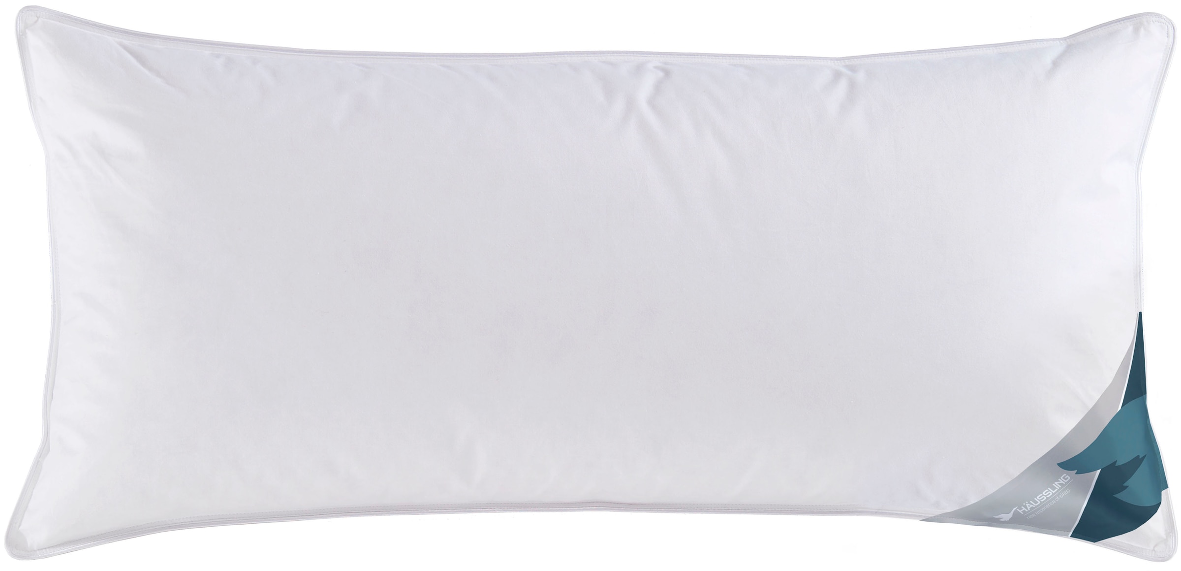 Haeussling Federkissen "Kuscheltraum Kissen medium, in 40x80 & 80x80 cm" Füllung: 85% Federn, 15% Daunen 1 Stk. tlg. Kopfkissen mit Milbenbarriere – geprüfter Schutz für Allergiker