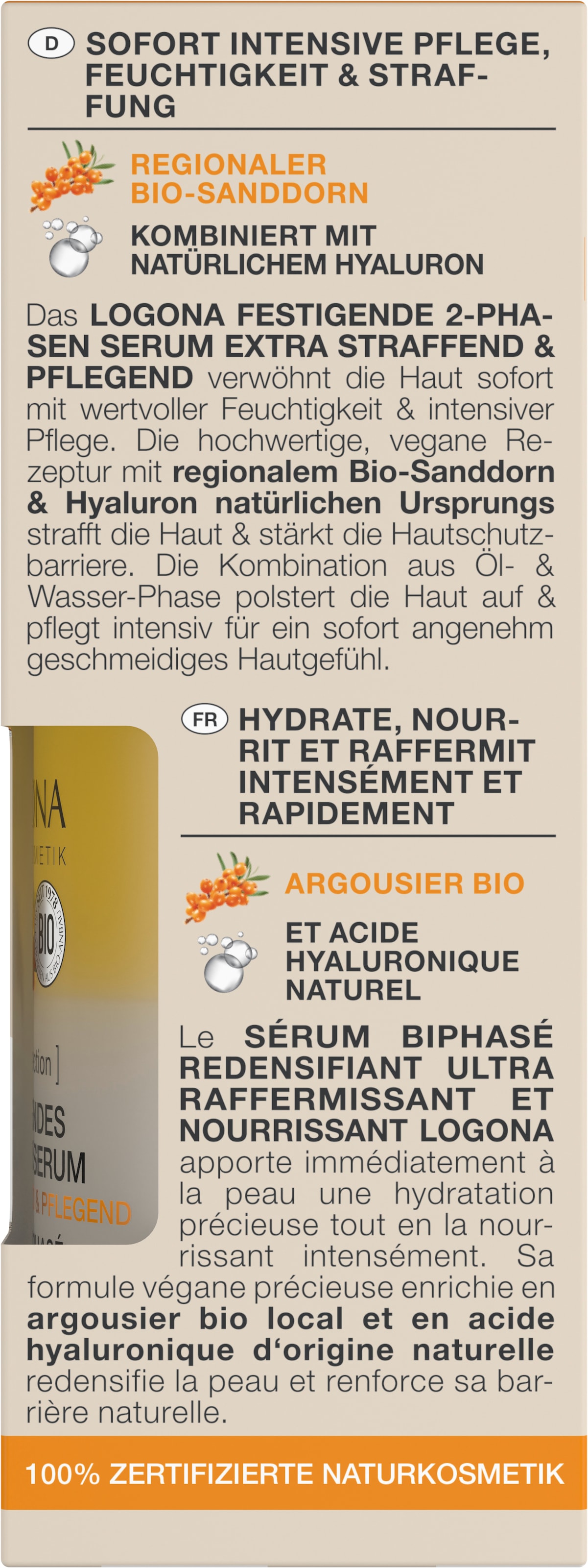 LOGONA Anti-Falten-Serum »age protection Festigendes 2-Phasen-Serum«