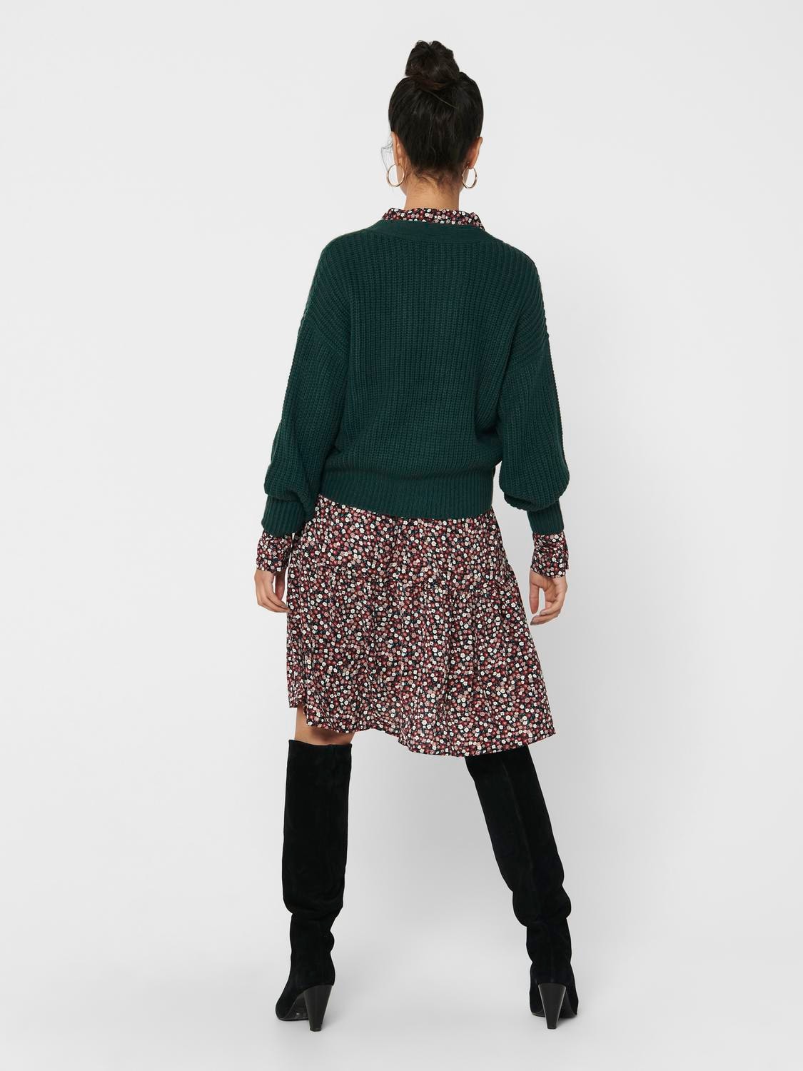 JDY Strickjacke »JDYJUSTY L/S SHORT CARDIGAN KNT NOOS«