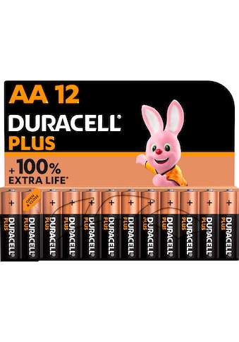 Duracell Batterie »Plus«, LR6, (Packung, 12 St.) kaufen