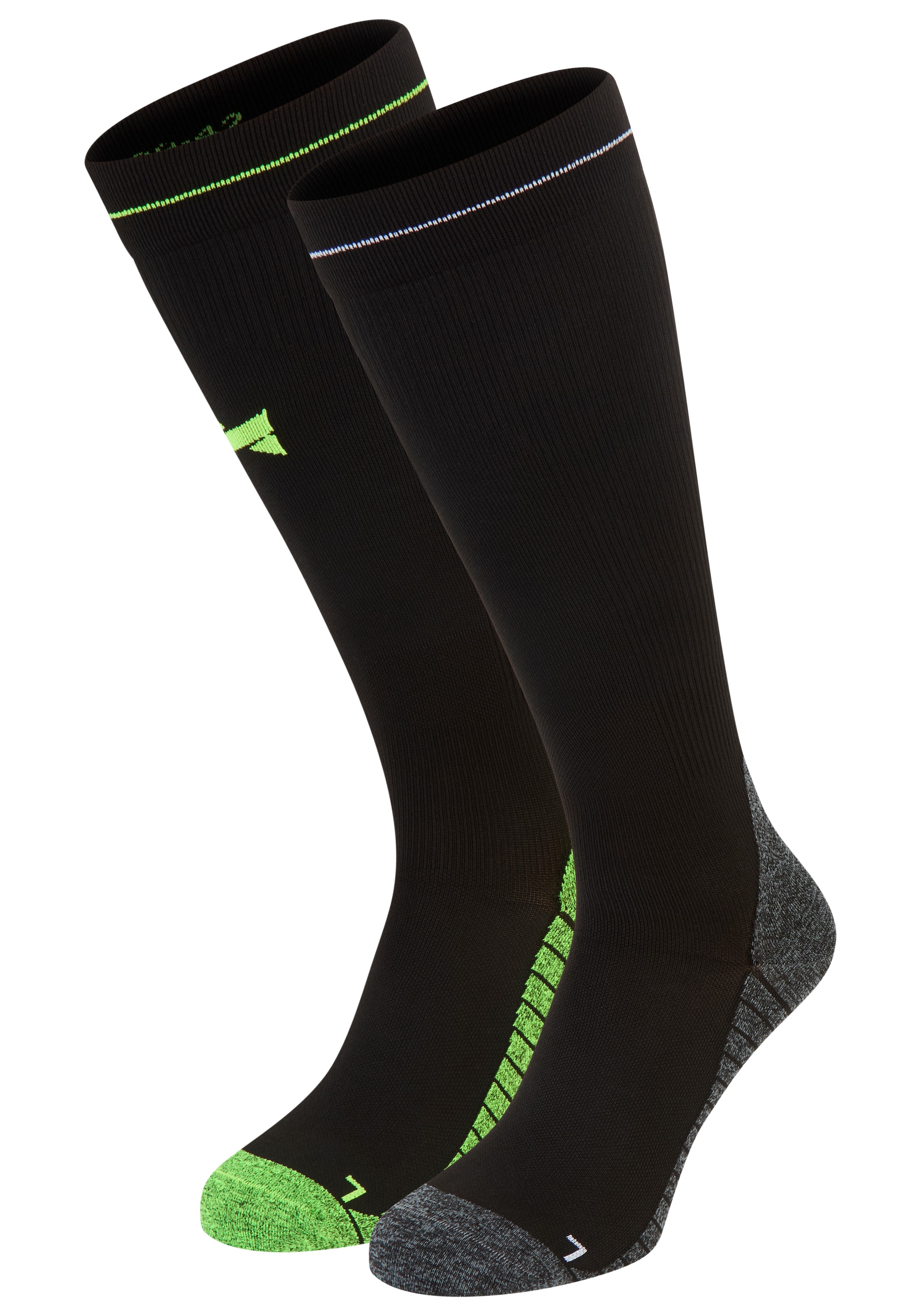 XTREME sockswear Kompressionsstrümpfe, (2), mit elastischer Rippstruktur