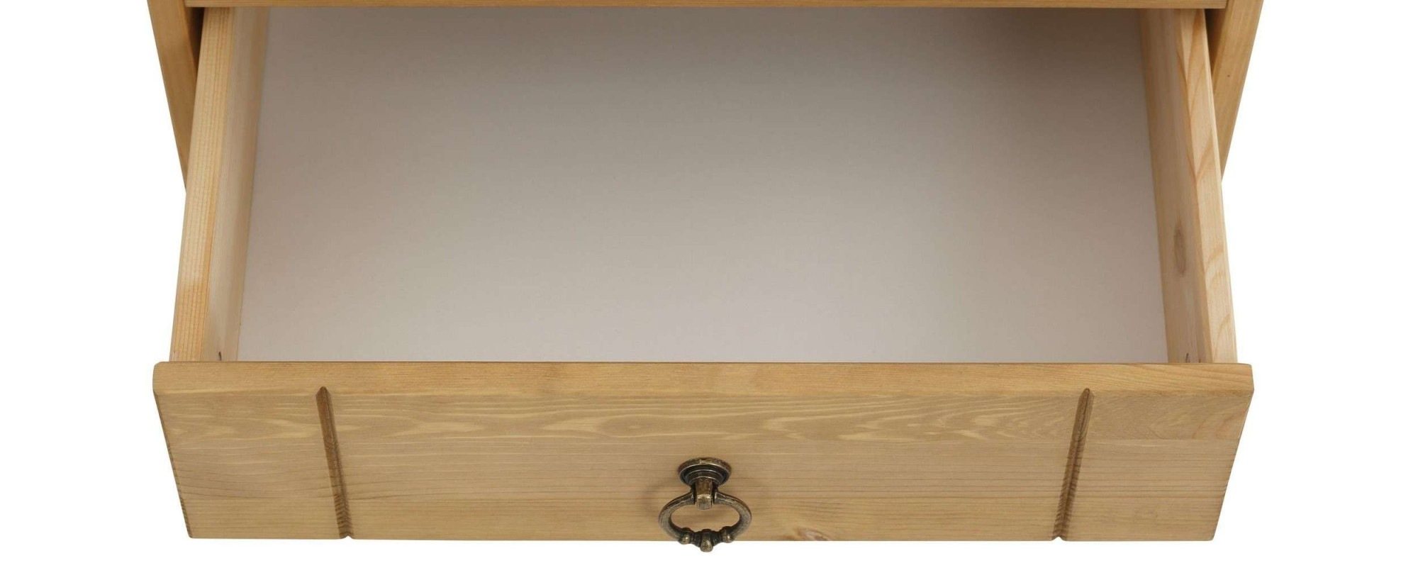 OTTO home Hochschrank »Indra, Badschrank, Badmöbel, Badezimmerschrank« B/T/H: 46/32/186 cm,  aus massiver Kiefer, mit Schublade, FSC®-zertifiziert