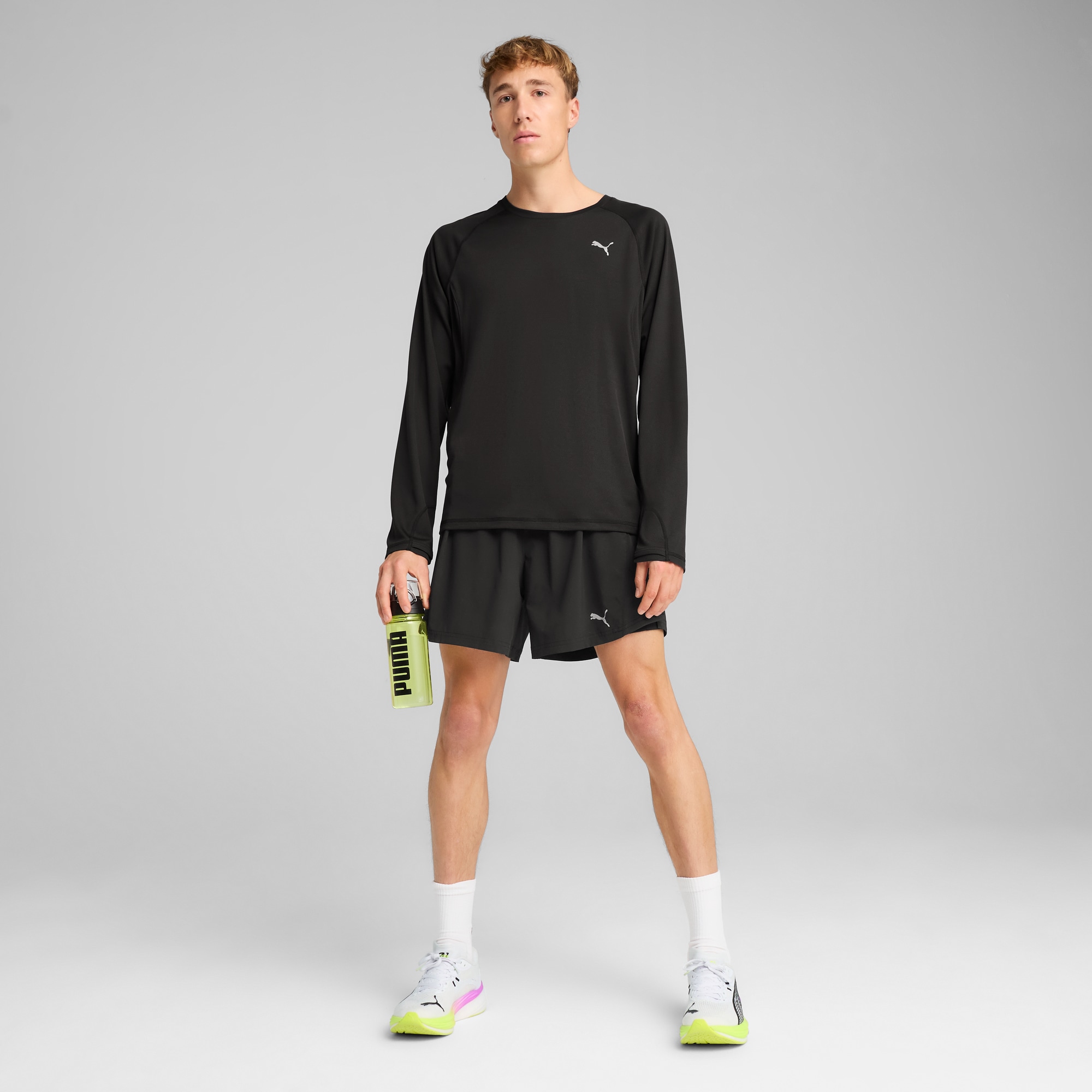 PUMA Laufshirt »M RUN VELOCITY LONG SLEEVE (POLY)« Regular Fit, langärmlig, für Lauftraining, mit DryCELL-Technologie