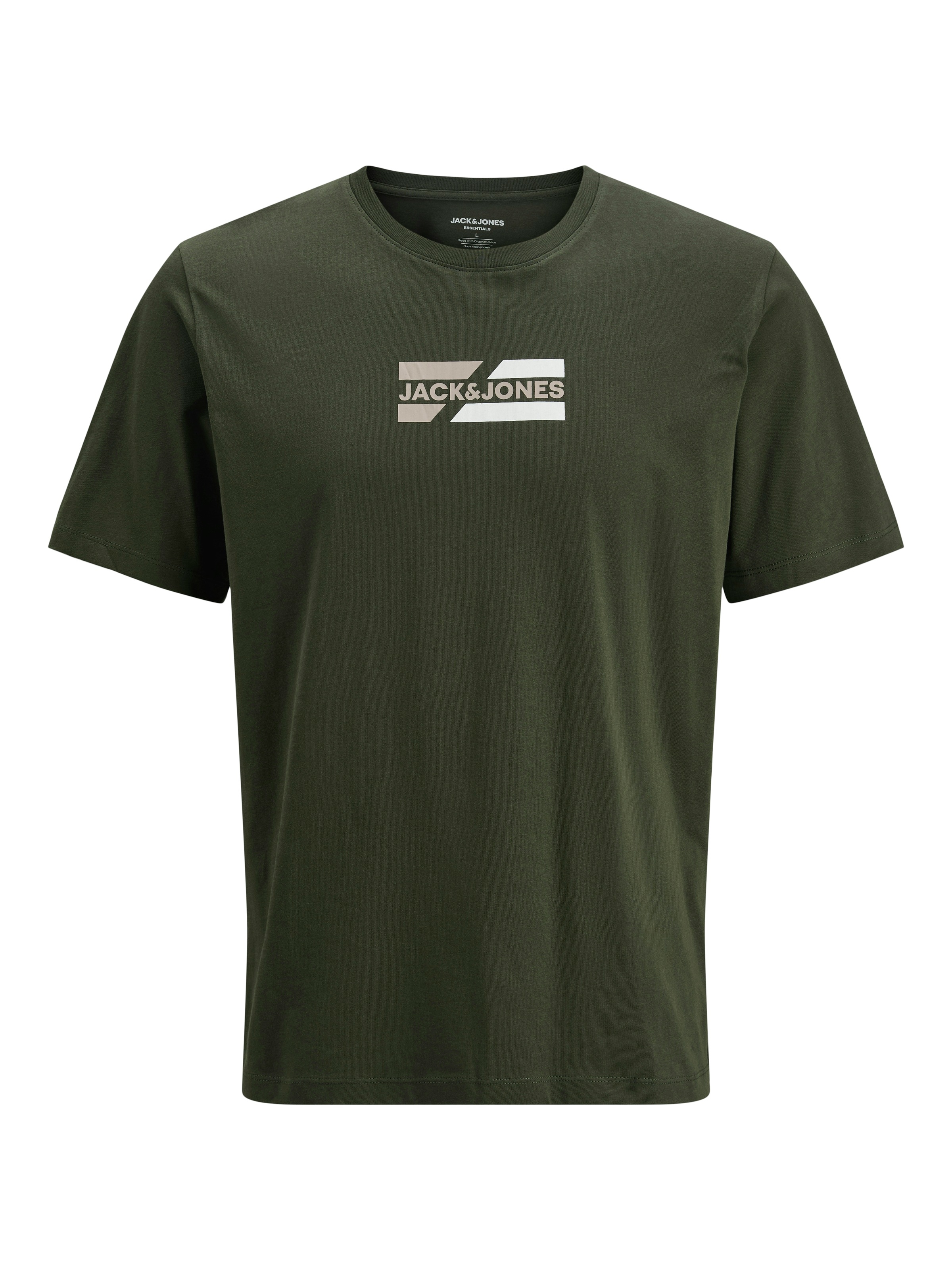 Jack & Jones Rundhalsshirt »JJECORP GRAPHIC TEE SS O-NECK NOOS«, mit Logo Print
