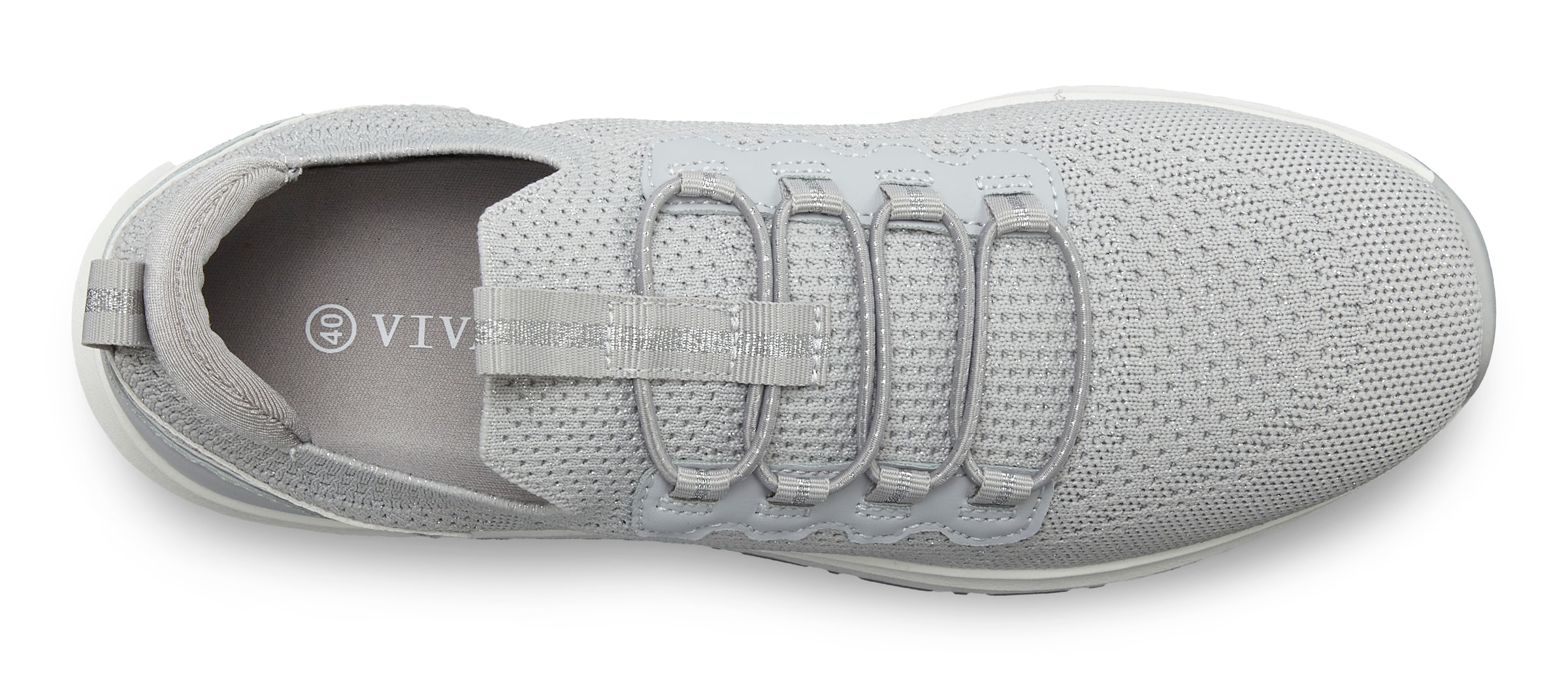 Vivance Sneaker »Freizeitschuh, Halbschuh,«  mit elastischen Schnürbändern, mit Stretcheinsatz, runde Schuhspitze