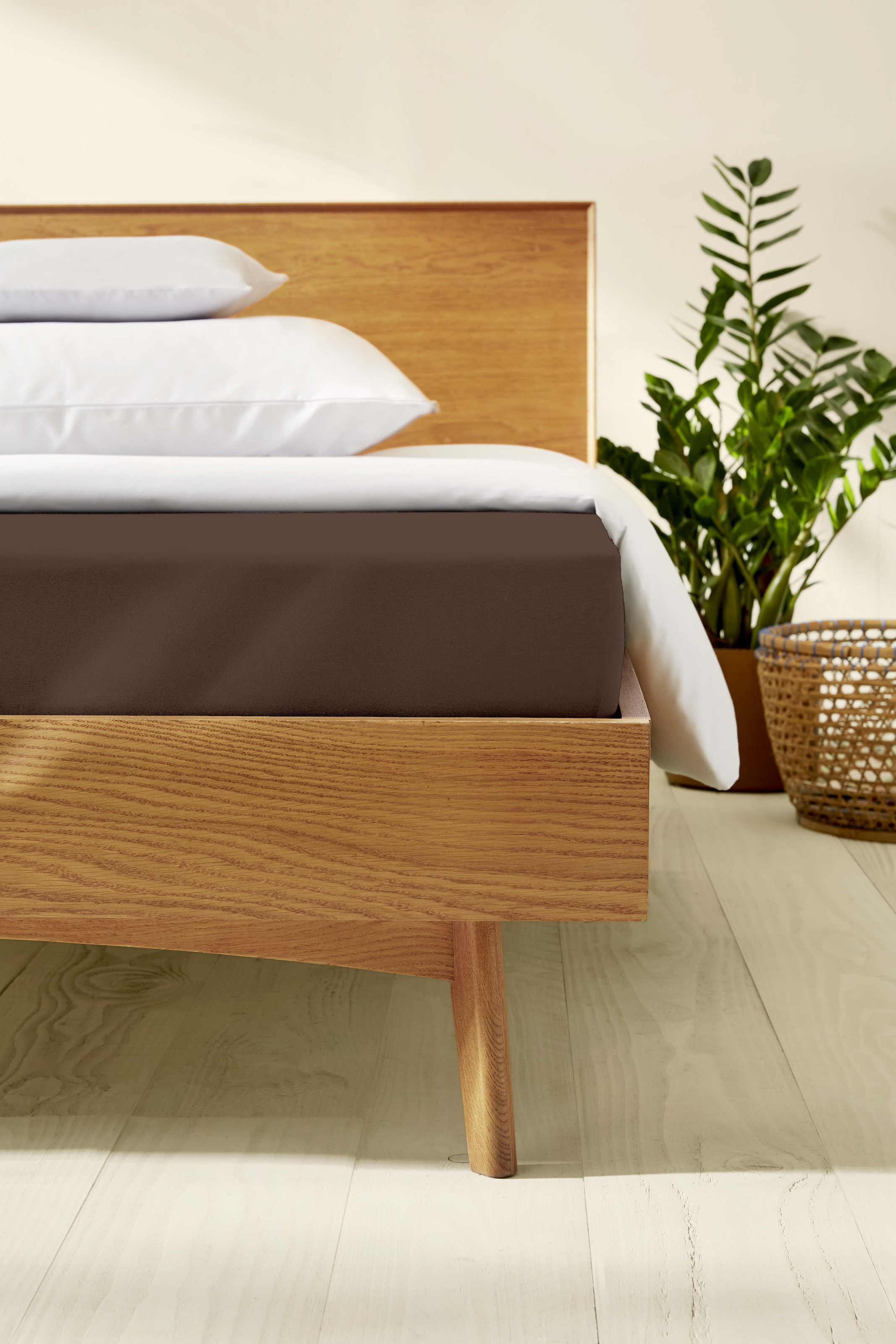 Kaeppel Spannbettlaken »Single Jersey Mako Elasthan« aus 97% Baumwolle und 3% Elasthan