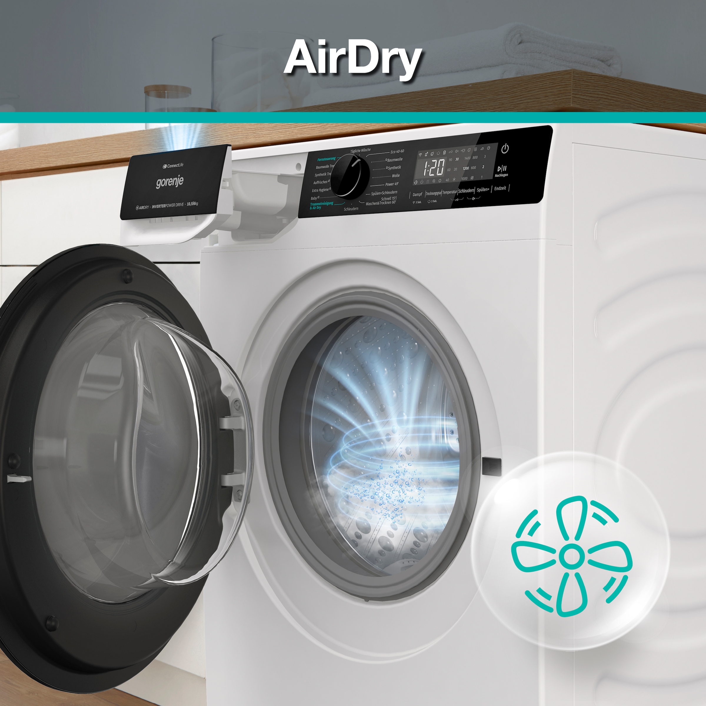 GORENJE Waschtrockner »WD2PA1X64ADW/DE«, Energieklasse A-20%