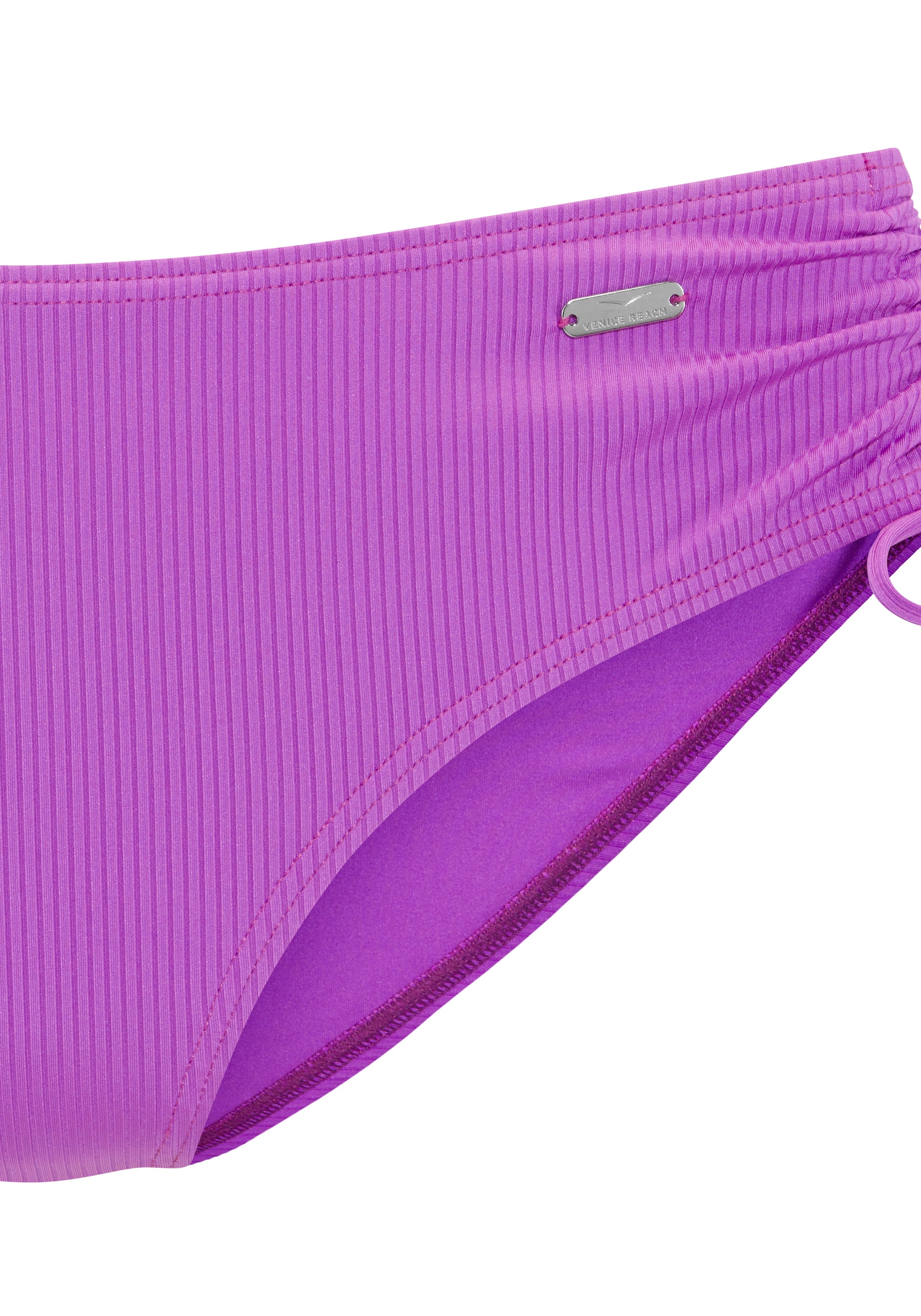 Venice Beach Bikini-Hose »Lucky«, aus gerippter Strukturware