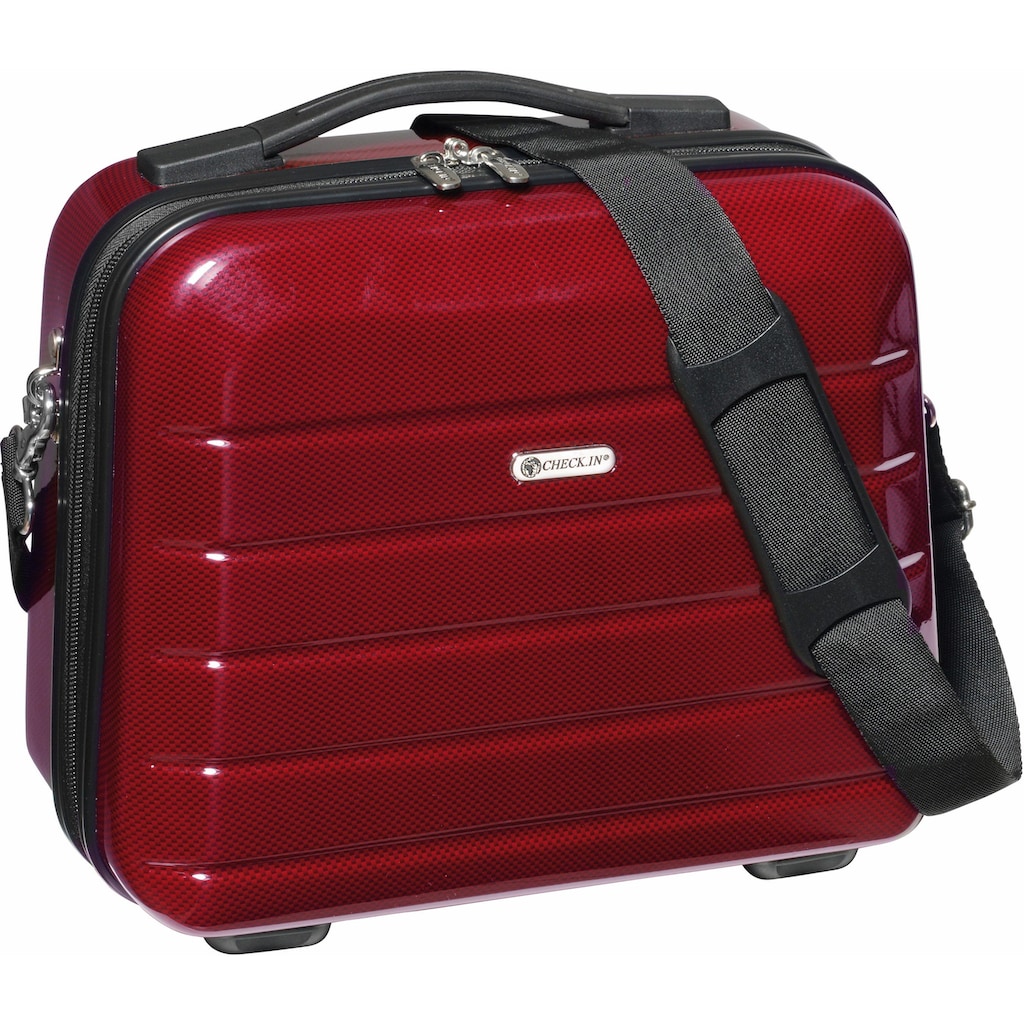 CHECK.IN® Beautycase »London 2.0«, Kosmetiktasche, zum Aufstecken, Reisetasche, mit Schulterriemen