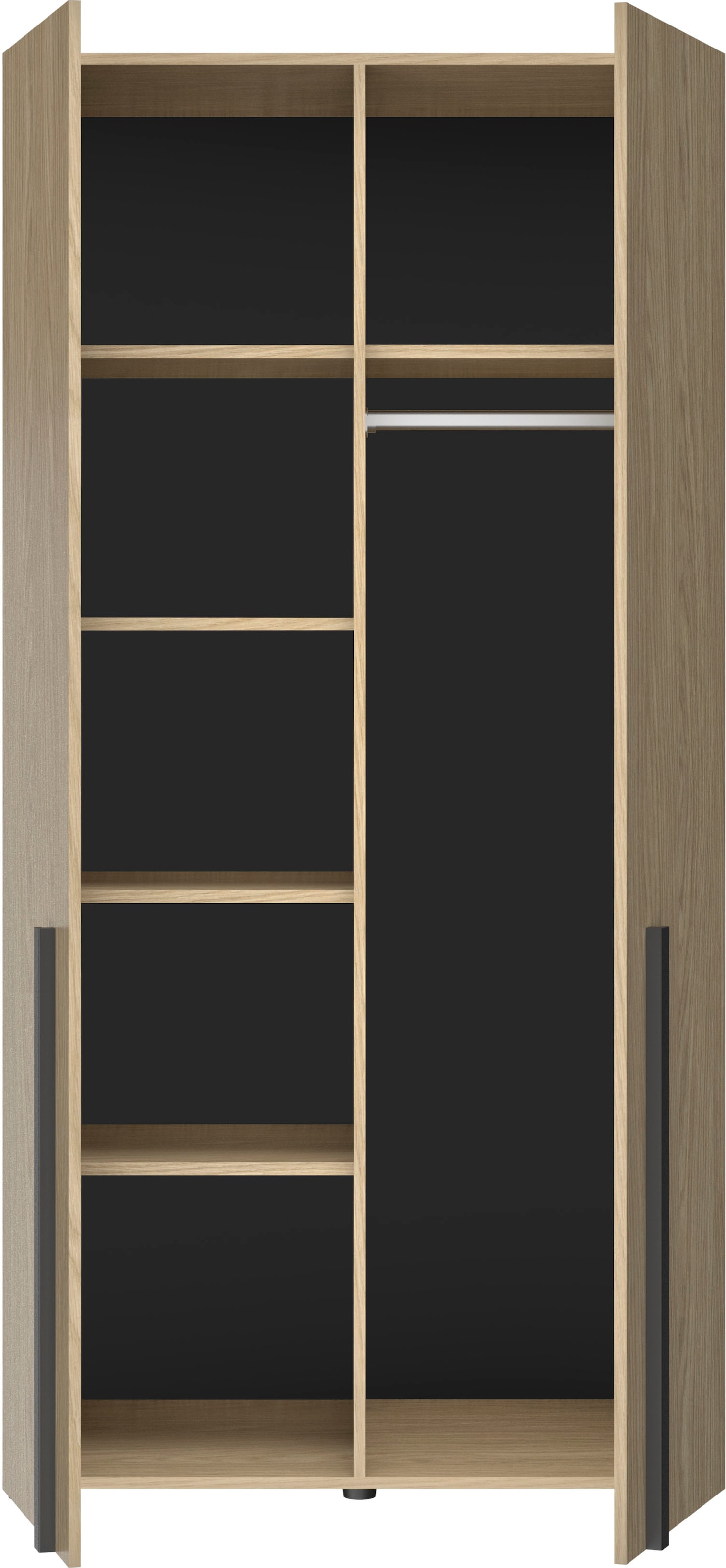 Gami Schlafzimmer-Set »NAEL SET N°2 4tlg« Set, 4 Stk. tlg. Praktisches Bett und sehr geräumigem Stauraum