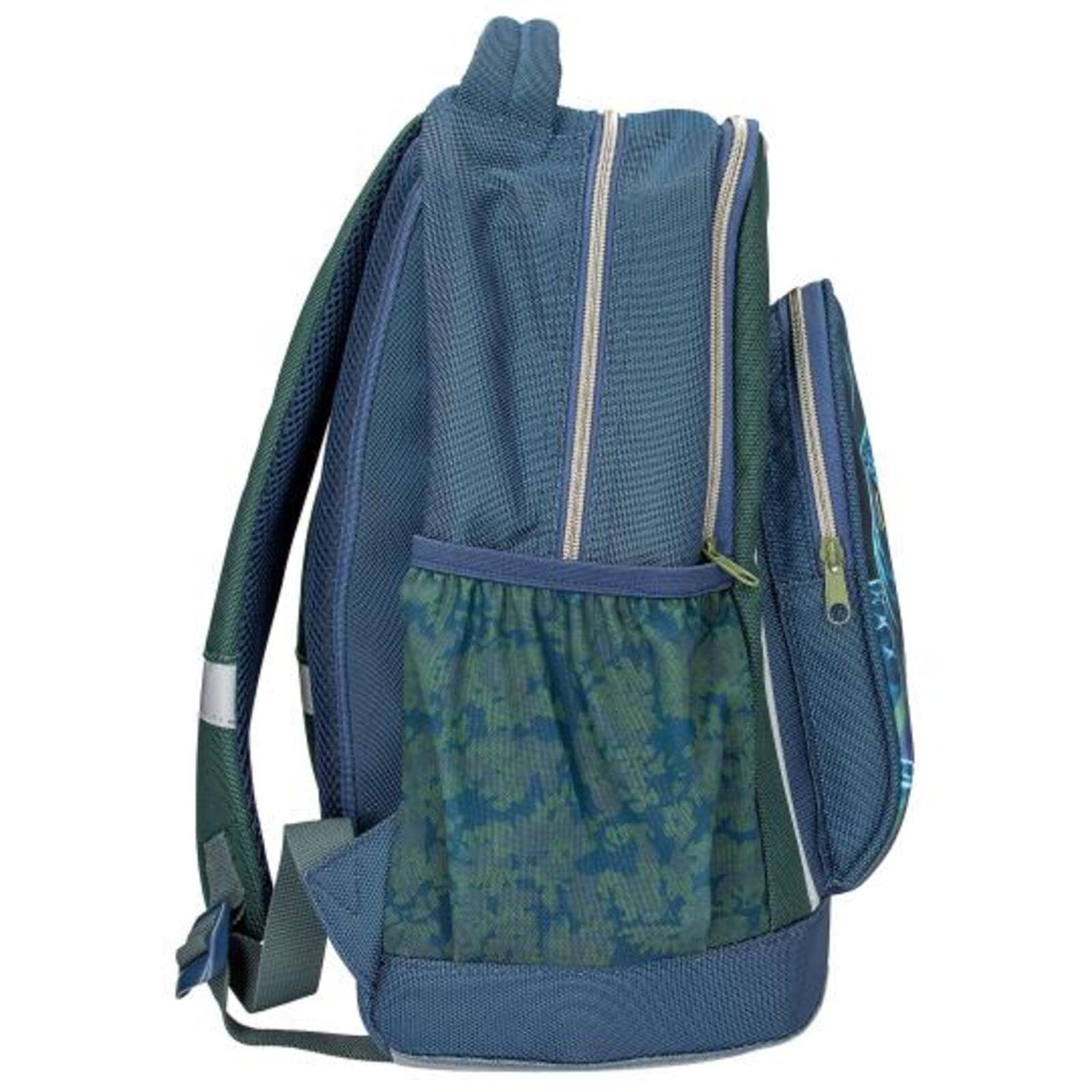 Depesche Rucksack »Schulrucksack Schlange Adventure World 19 x 30 x 40 cm blau-grün«