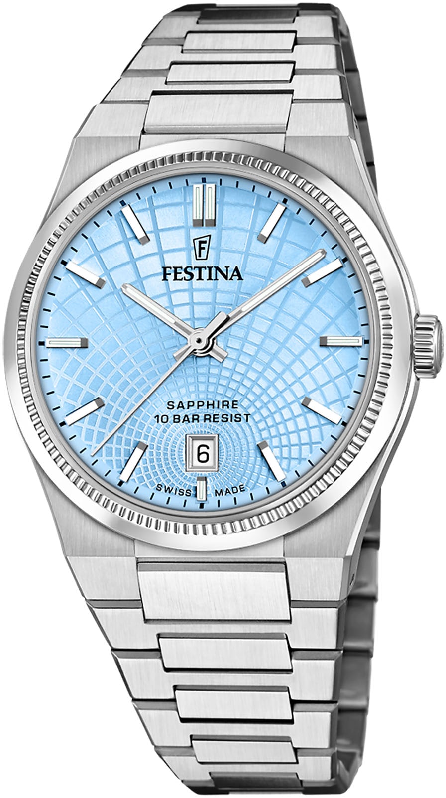 Festina Quarzuhr »Rivé Collection« Armbanduhr, Damenuhr, Herrenuhr, Swiss Made, Edelstahlarmband, analog