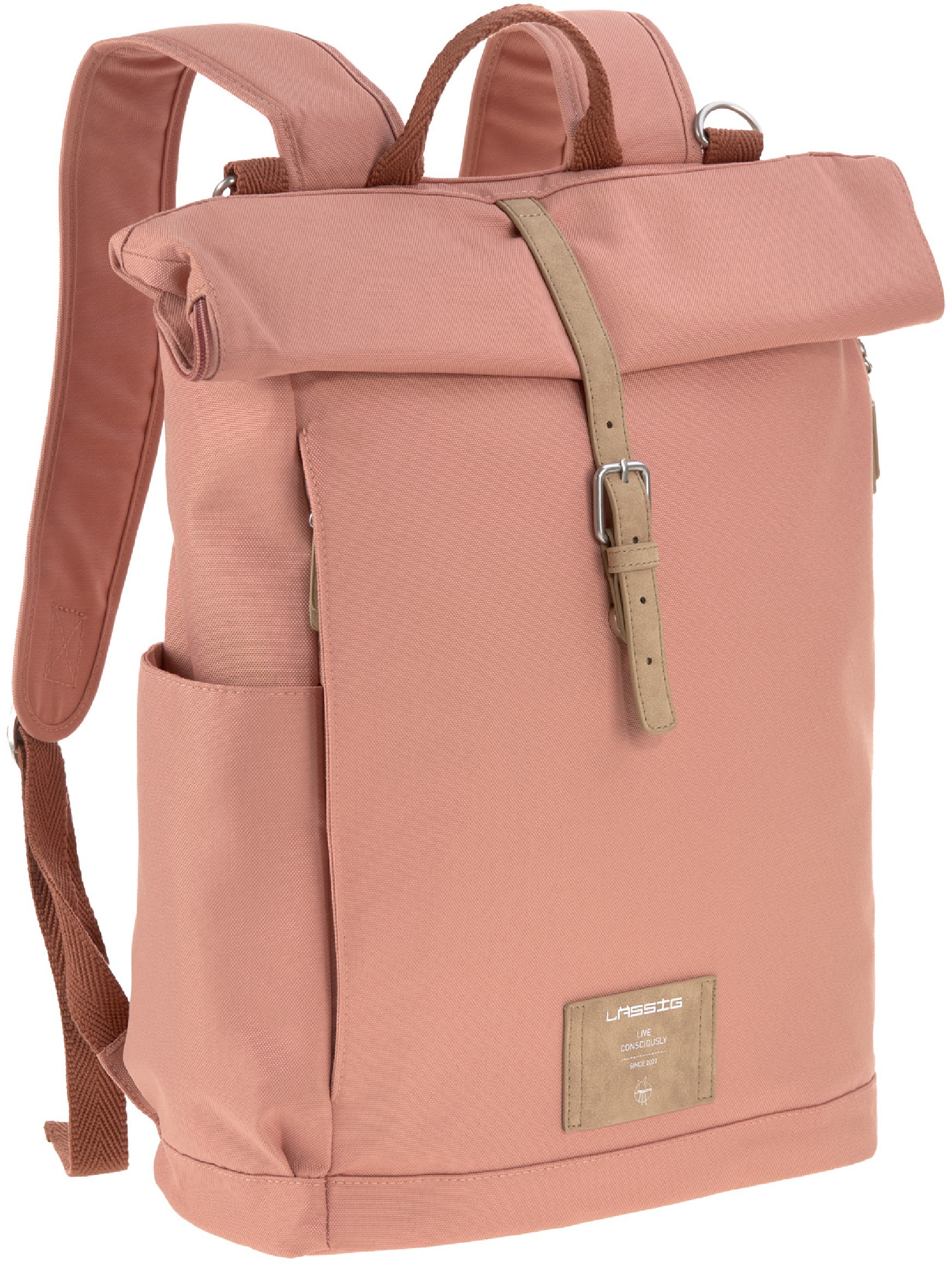 Wickelrucksack »Green Label, Rolltop, cinnamon«, PETA-approved vegan; zum Teil aus...