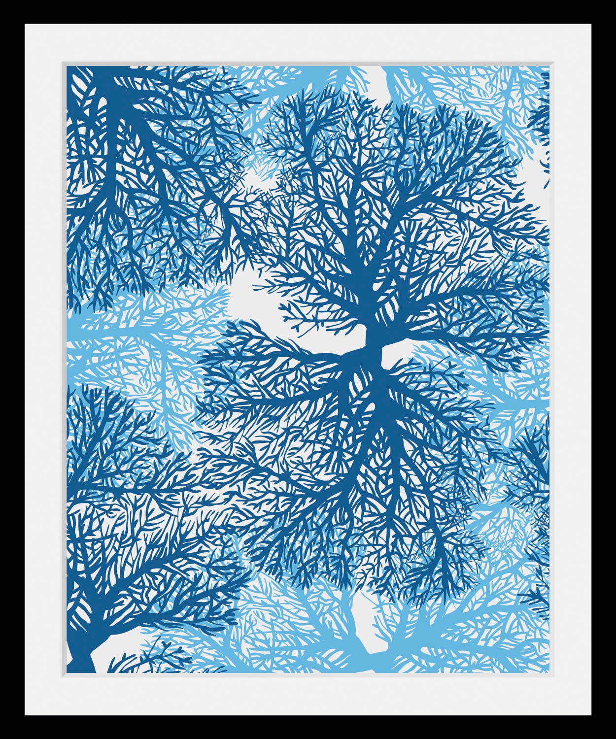 queence Bild »Mirco« Kunst | Meer | Wassertiere 1 Stk. tlg. HD Premium Poster-Druck inkl. Holzrahmen