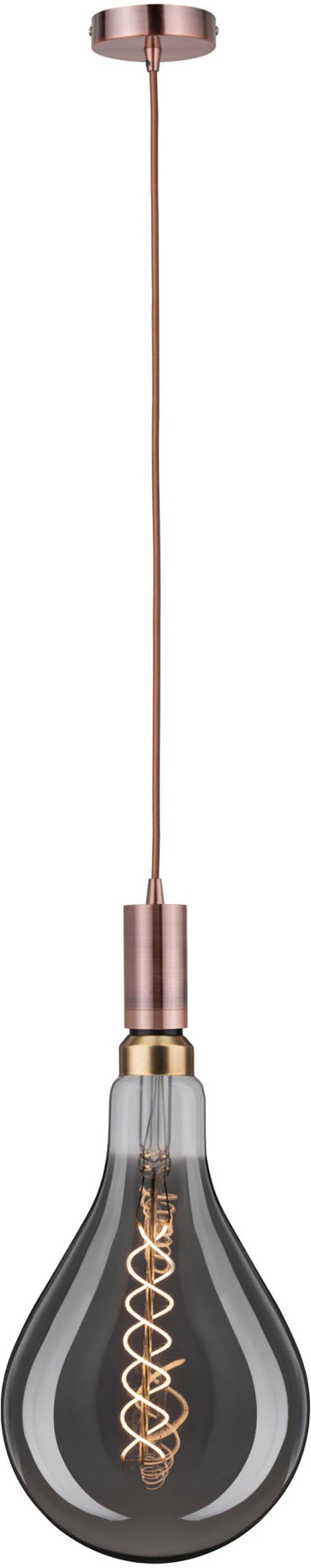Paulmann Pendelleuchte »Neordic Haldis max. 1x60W Kupfer 230V Metall«, 1 flammig, Leuchtmittel E27 | ohne Leuchtmittel, E27