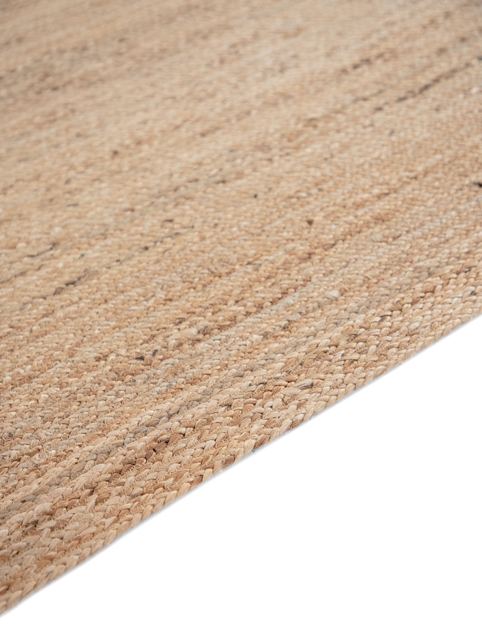 carpetfine Teppich »Nele Juteteppich Naturfaser«, rechteckig, 6 mm Höhe, geflochtener Wendeteppich aus 100% Jute, quadratisch und als Läufer