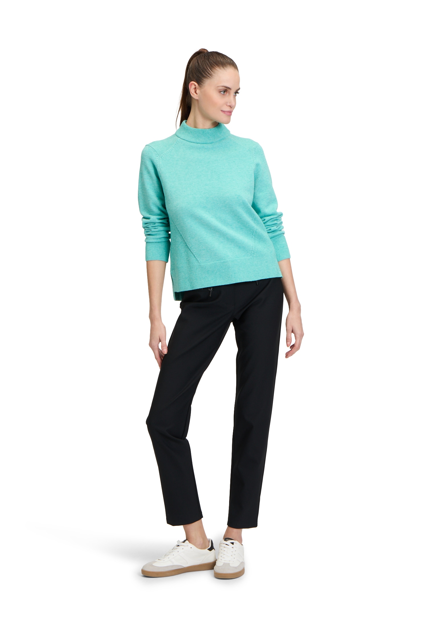 Betty Barclay Rundhalspullover »Feinstrickpullover mit Rippenstruktur«