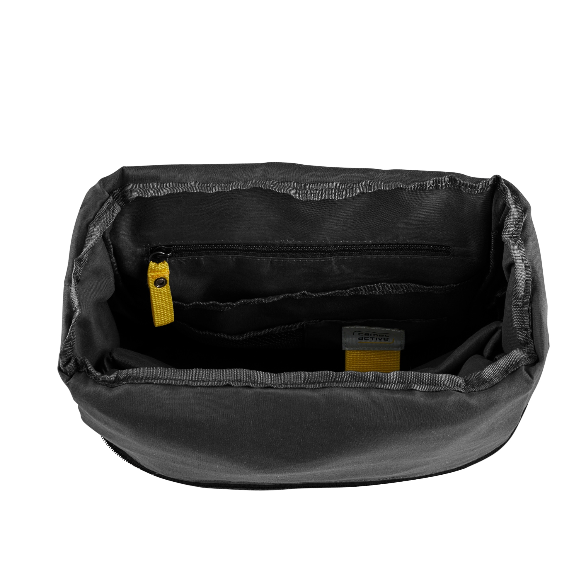 camel active Rucksack »Explore« wasserabweisendes recyceltes Nylon und reflektierende Reißverschlüsse