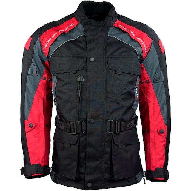 roleff Motorradjacke »Liverpool RO«, Unisex, Mit Sicherheitsstreifen, 4  Taschen bei ♕