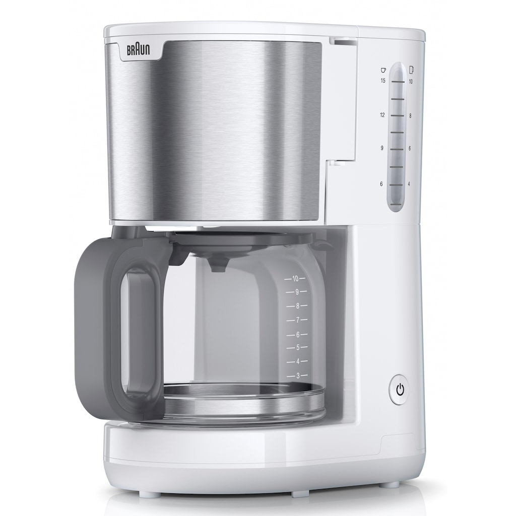 Braun Filterkaffeemaschine »Braun PurShine KF1500 WH«, Papierfilter