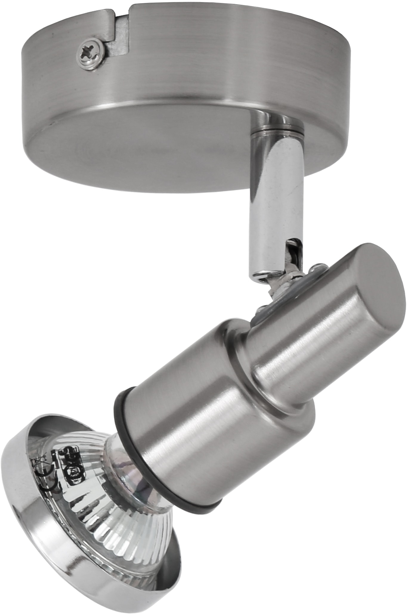B.K.Licht LED Deckenspot »Aurel«, 1 flammig, Leuchtmittel GU10 | Leuchtmittel wechselbar, Wandleuchte, Deckenleuchte, schwenkbar, 5W 400lm 3.000K, GU10, IP44