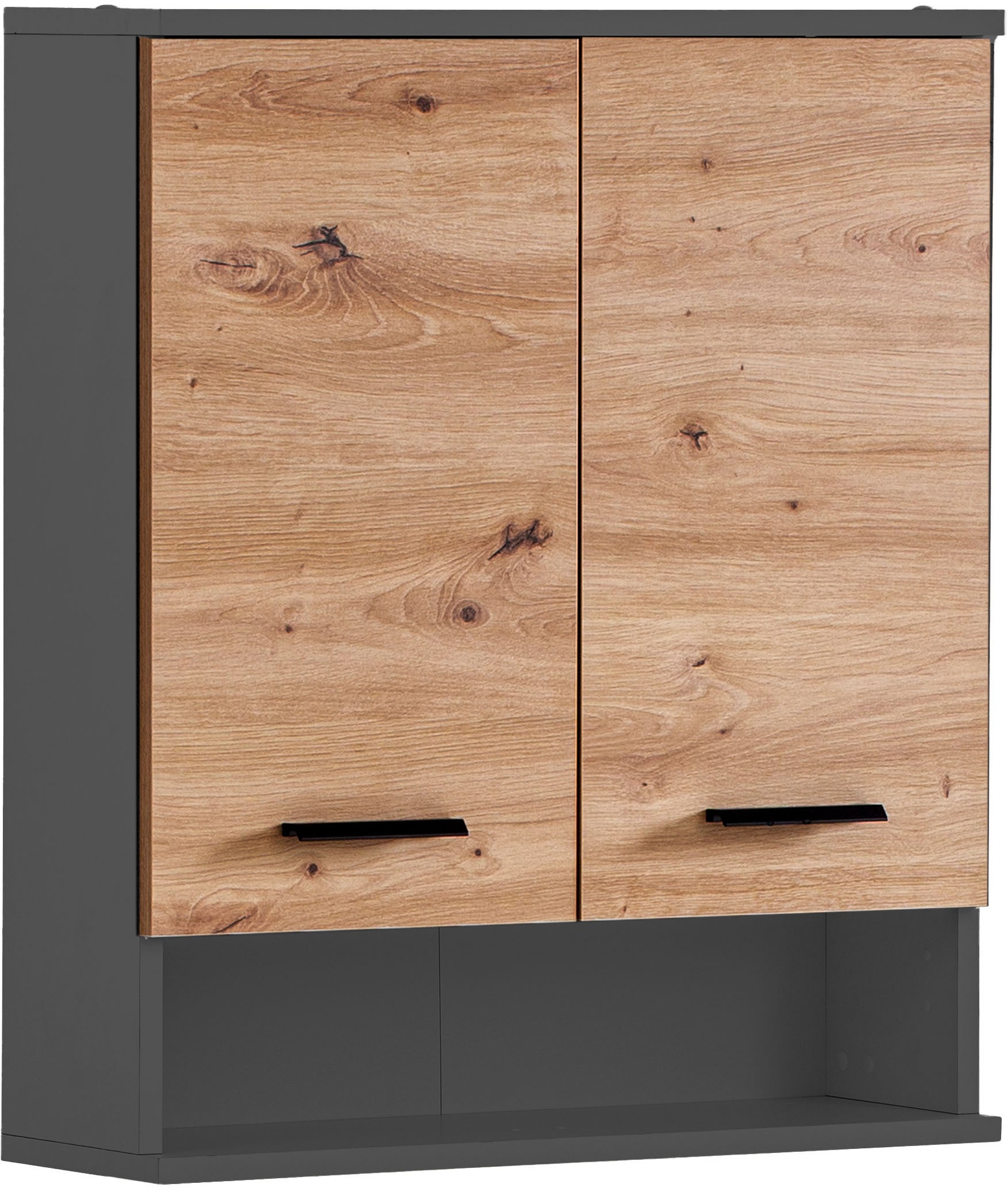 welltime Hängeschrank »Palermo, Breite 59 cm«, 2 Türen, Metallbeschläge