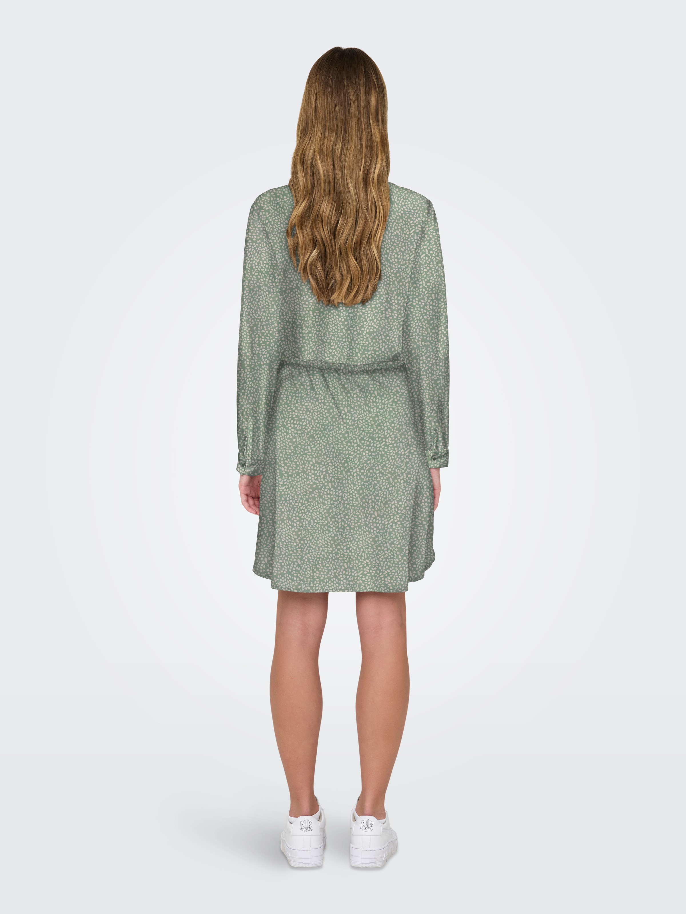 ONLY Druckkleid »ONLCORY L/S V-NECK TUNIC«