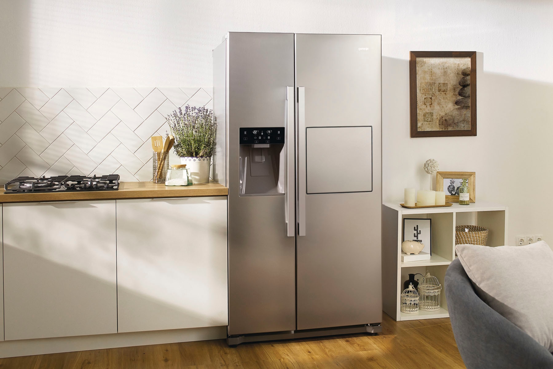 GORENJE Side-by-Side, NRS9EVXB1, 179 cm hoch, 91 cm breit