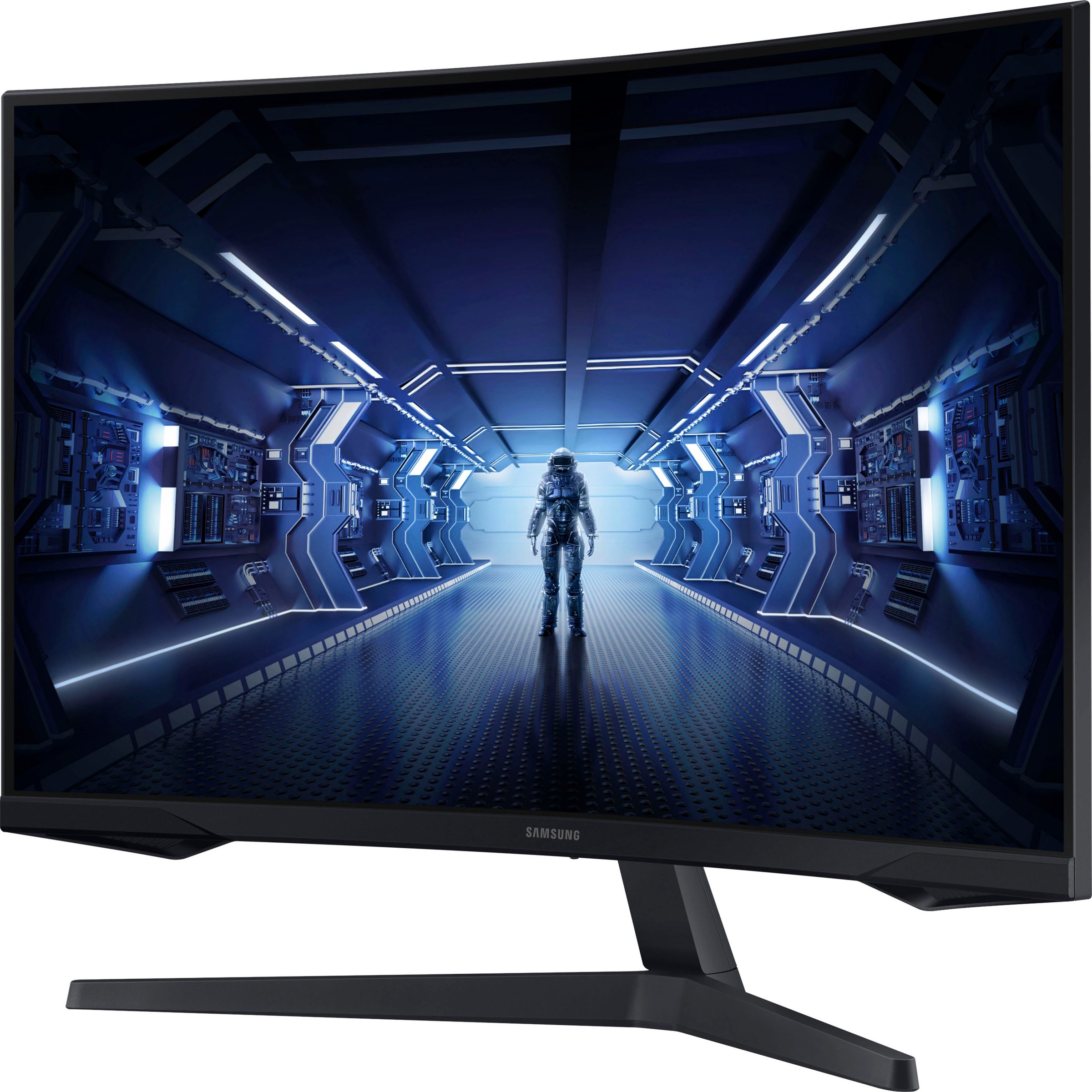 Samsung Curved-Gaming-LED-Monitor »Odyssey G5 C27G54TQBU«, 68,6 cm/27 Zoll, 2560 x 1440 px, WQHD, 1 ms Reaktionszeit, 144 Hz, 1ms (MPRT)