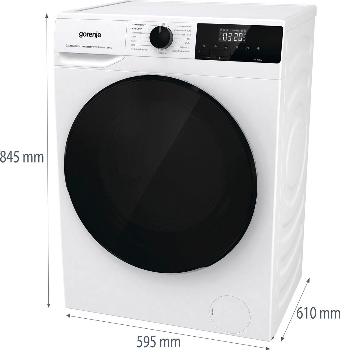 GORENJE Waschmaschine »WNHAI 14 APS/DE«, 10 kg, 1400 U/min, AquaStop