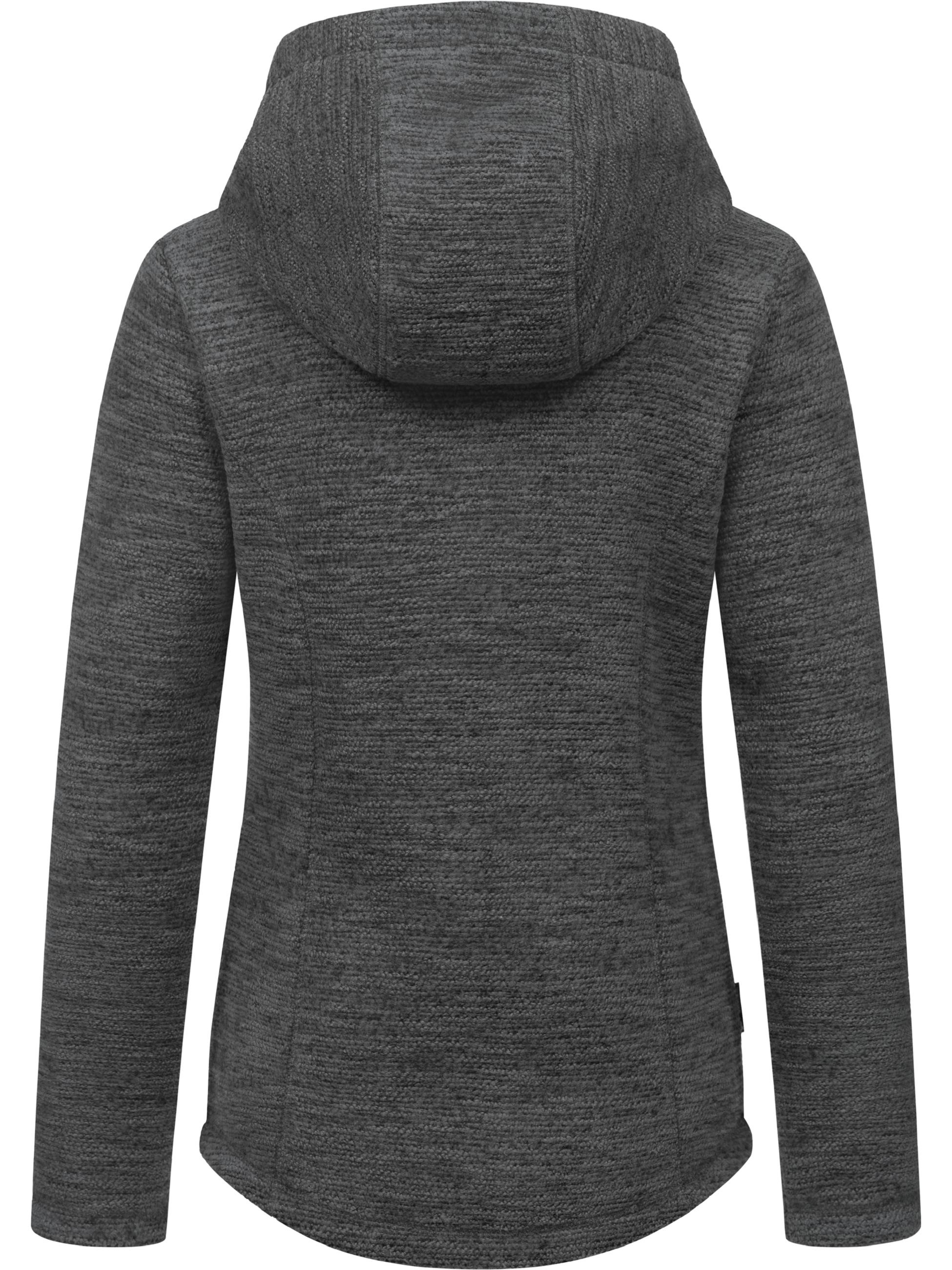 Ragwear Kapuzensweatjacke »Kapuzenstrickjacke Lyshka Melange«