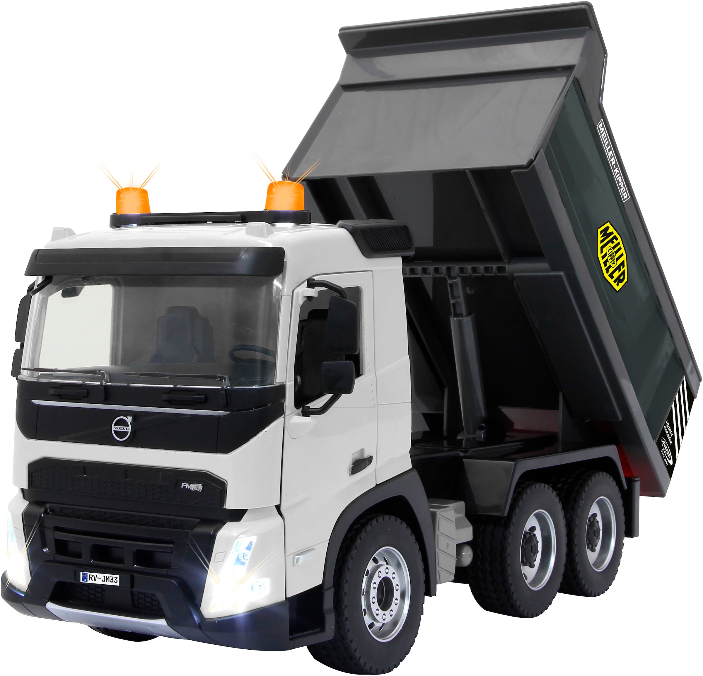 Jamara RC-Auto »Muldenkipper Volvo FMX Meiller 2,4GHz«, mit LED Beleuchtung