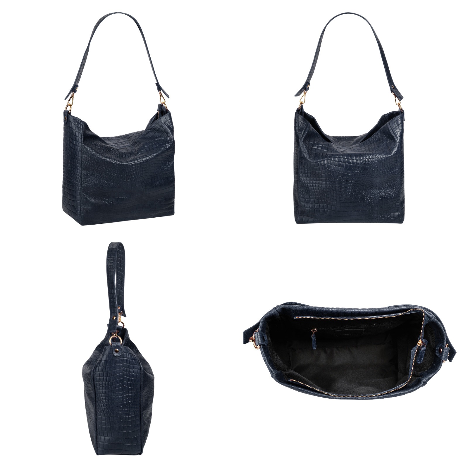 Samantha Look Shopper, echt Leder, Made in Italy