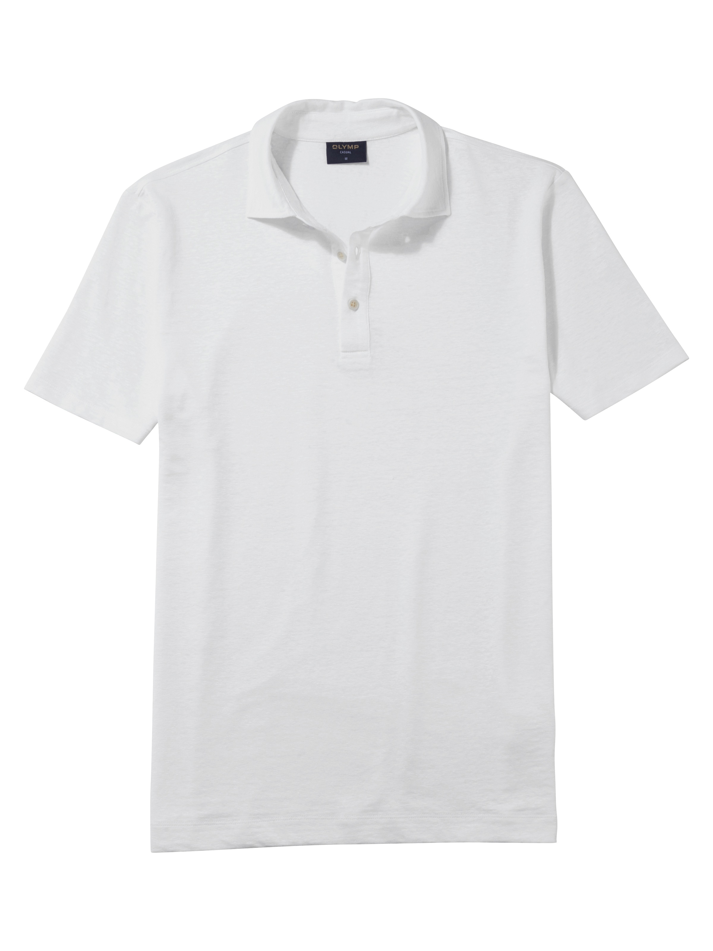 OLYMP Poloshirt »Casual«, aus Leinenmischung
