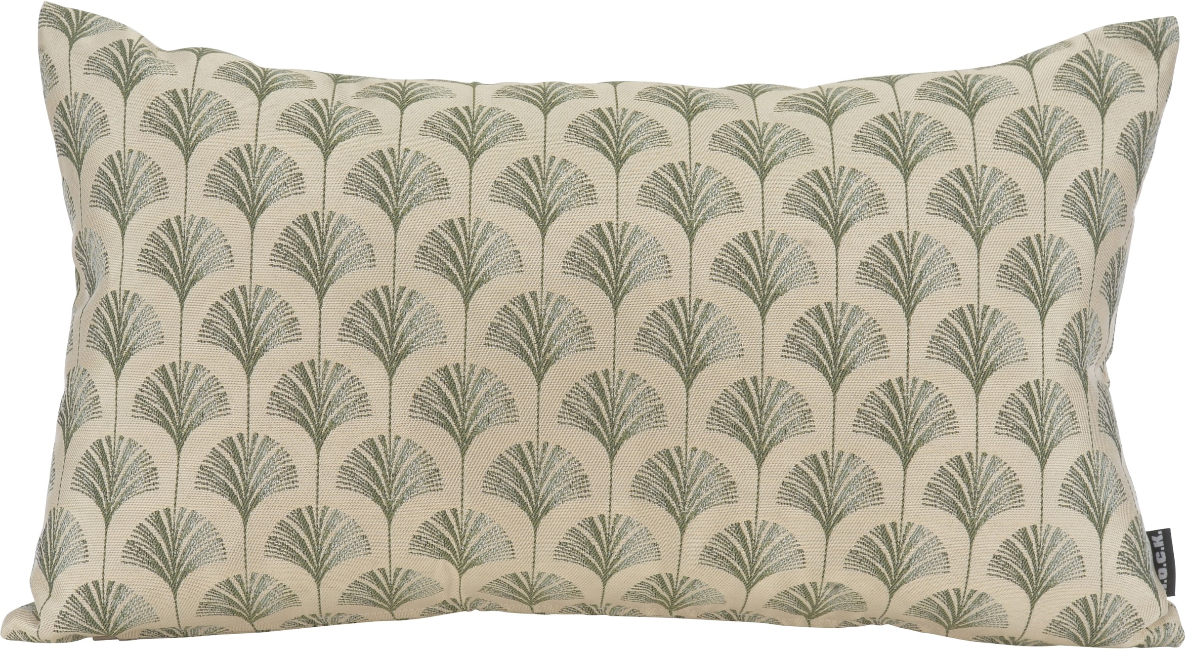 H.O.C.K. »Erny« Sofakissen inkl. Füllung, 50x50cm, Dekokissen, Gingko-Muster