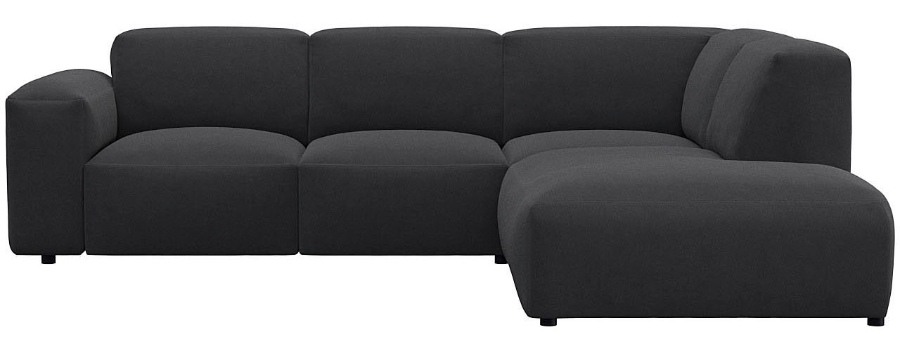 FLEXLUX Ecksofa »Lucera, super Sitzkomfort durch Kaltschaum im Sitz, L-Form«, modern & anschmiegsam, Designsofa, modernes skandinavisches Design