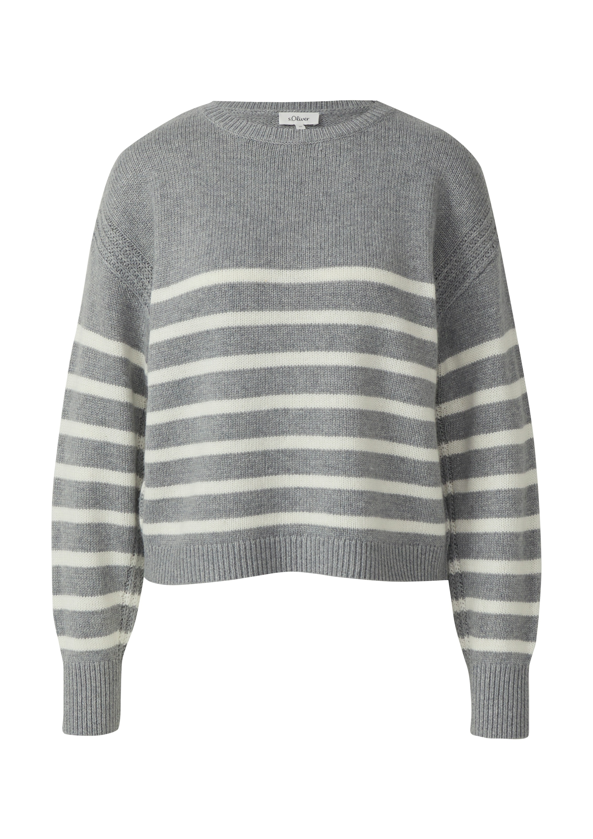 s.Oliver Strickpullover Relaxed Fit, mit Raglanärmeln