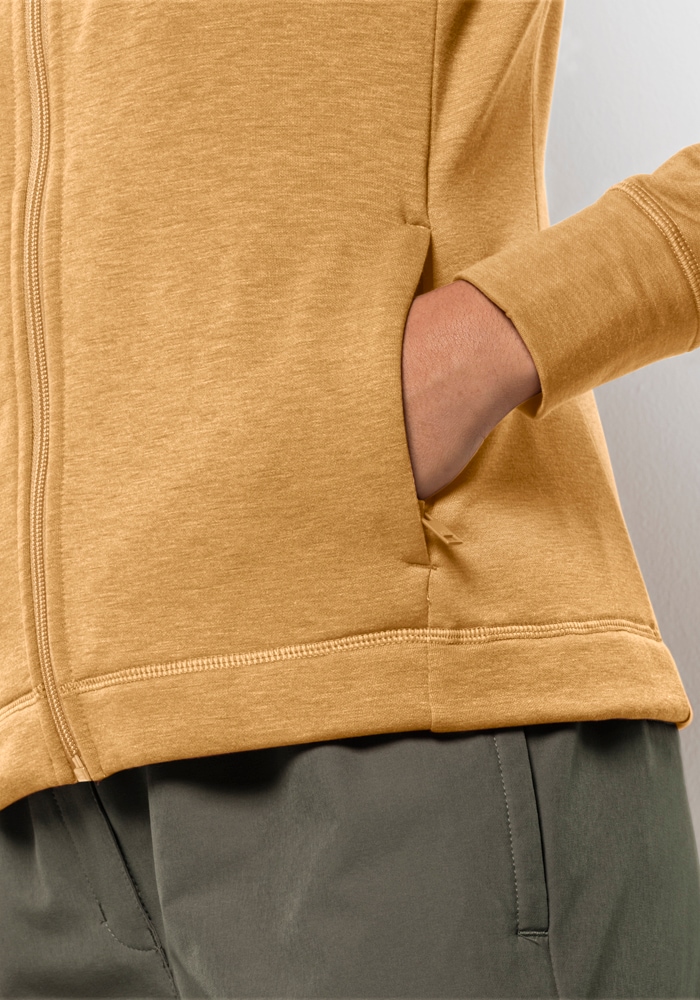 Jack Wolfskin Fleecejacke »WALDSEE HOODED JKT W«, mit Kapuze